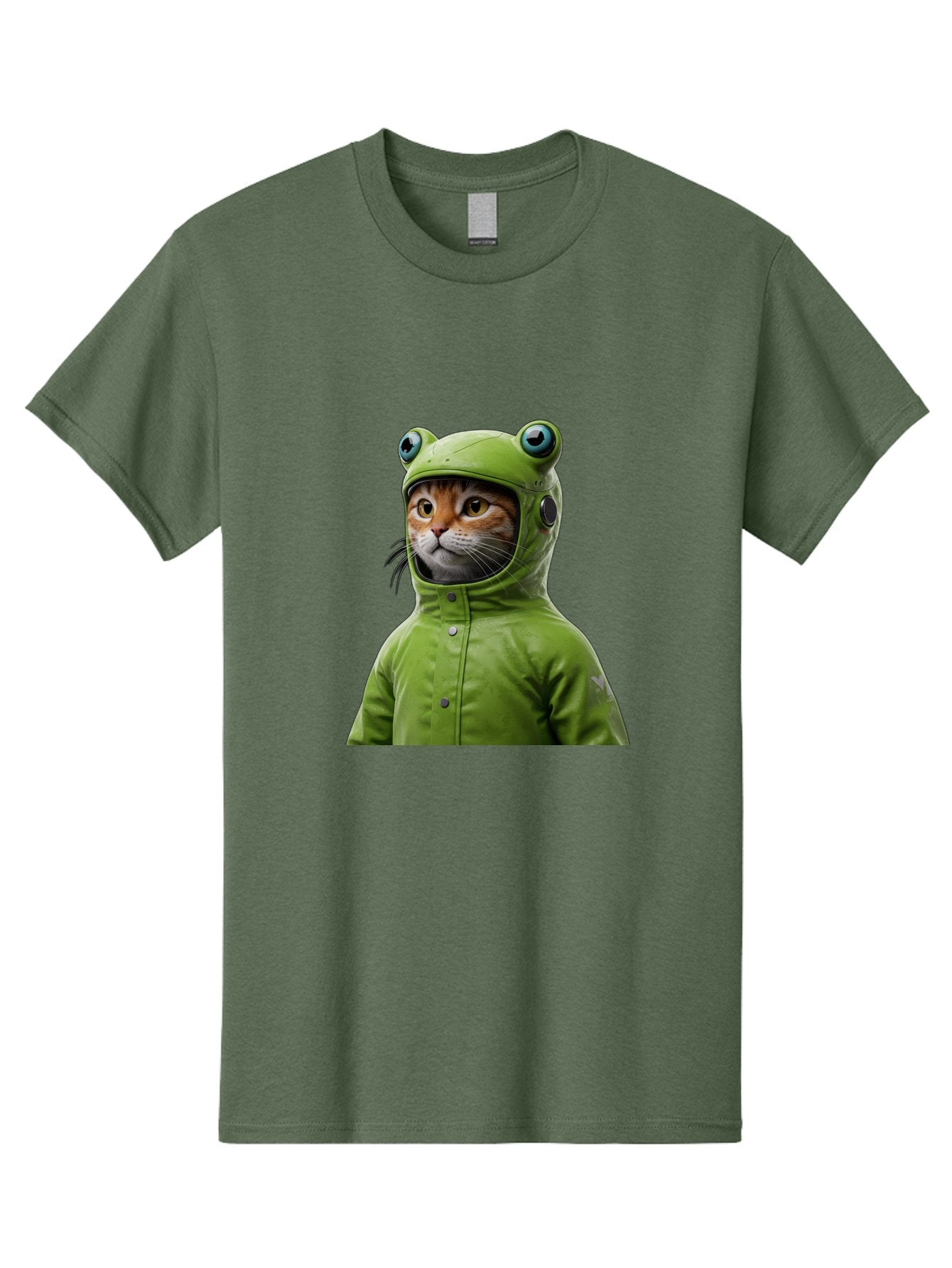 Cat-In-Frog-Costume-5 Men'S Graphic Tee, 100% Cotton, Comfortable Casual Summer Wear, Machine Washable, Vintage Camera, Old Camera, Antique Camera, Black Camera, Classic Photography, Photography Equipment, Nostalgic Device, Film Camera, Bak202 13