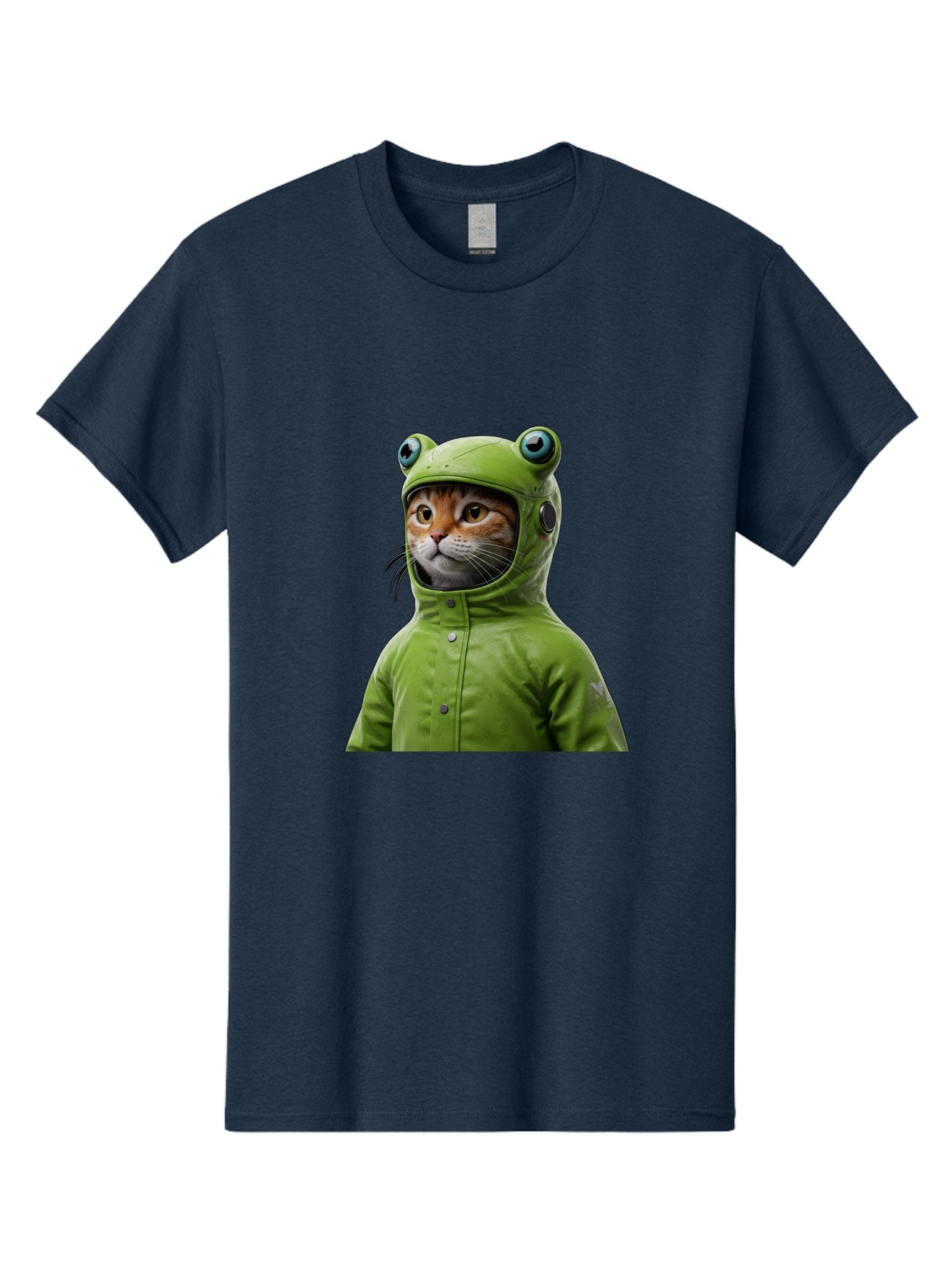 Cat-In-Frog-Costume-5 Men'S Graphic Tee, 100% Cotton, Comfortable Casual Summer Wear, Machine Washable, Vintage Camera, Old Camera, Antique Camera, Black Camera, Classic Photography, Photography Equipment, Nostalgic Device, Film Camera, Bak202 3