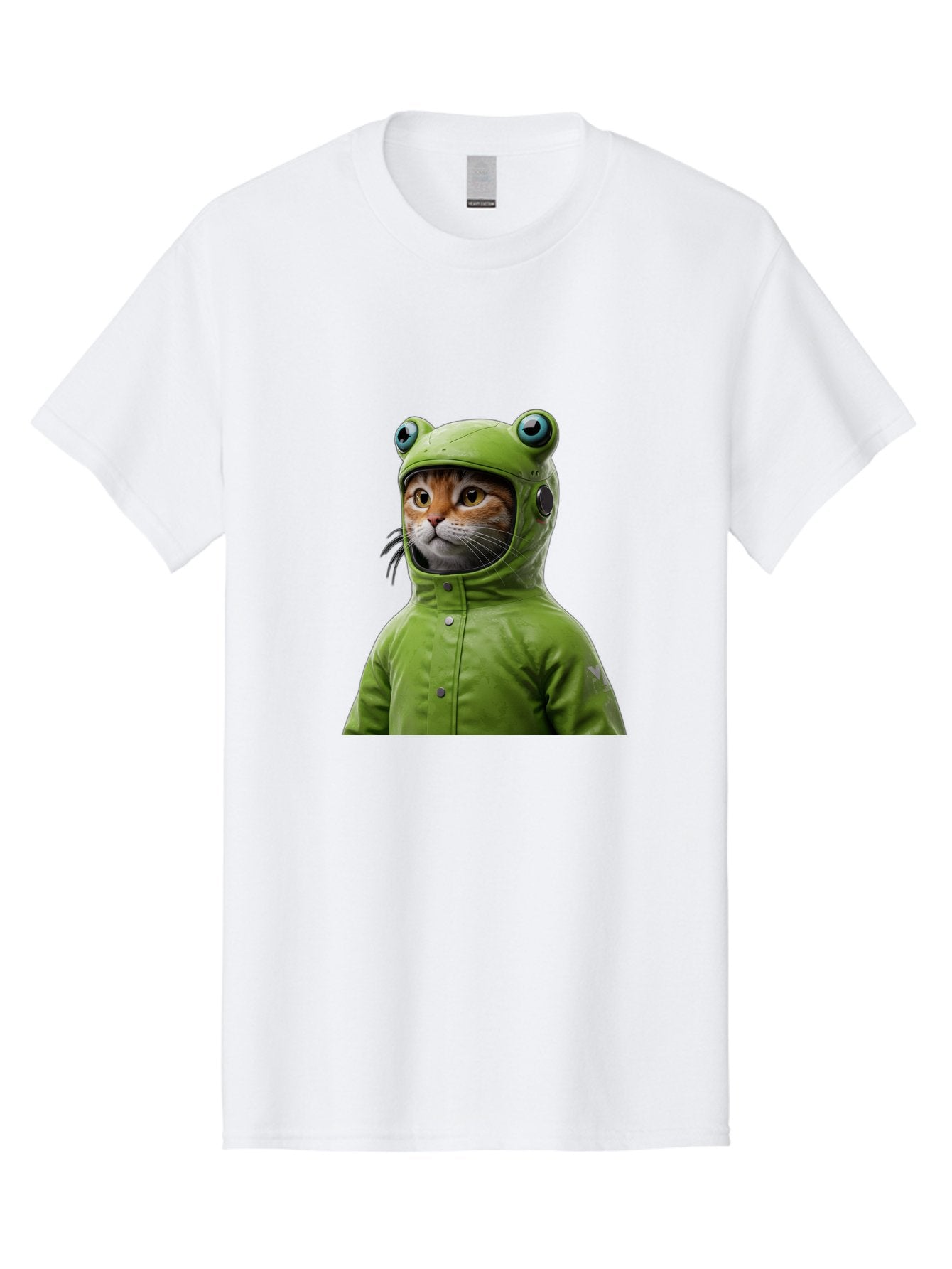 Cat-In-Frog-Costume-5 Men'S Graphic Tee, 100% Cotton, Comfortable Casual Summer Wear, Machine Washable, Vintage Camera, Old Camera, Antique Camera, Black Camera, Classic Photography, Photography Equipment, Nostalgic Device, Film Camera, Bak202 8