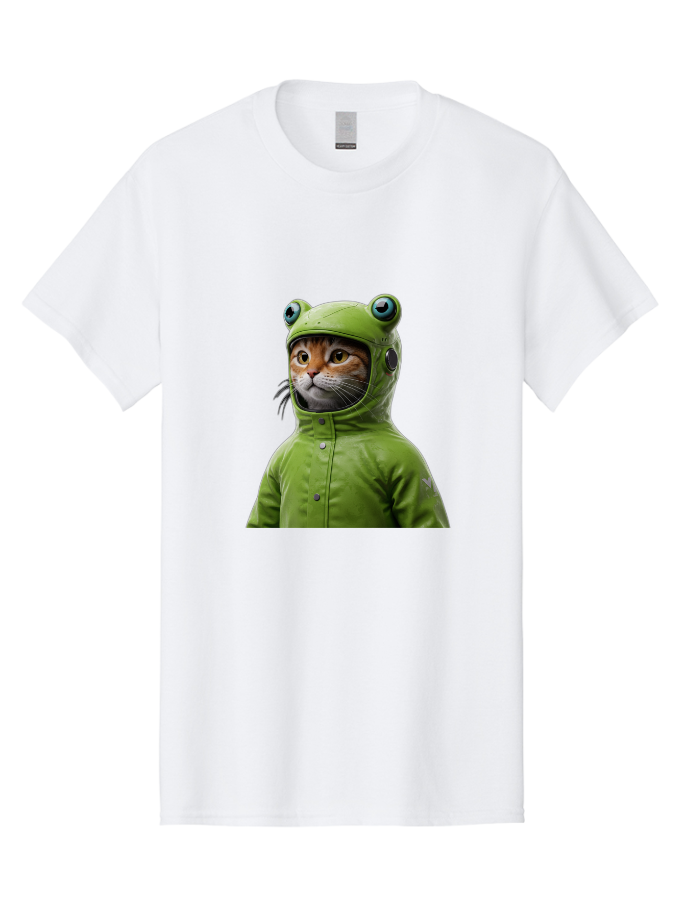 Cat-In-Frog-Costume-5 Men'S Graphic Tee, 100% Cotton, Comfortable Casual Summer Wear, Machine Washable, Vintage Camera, Old Camera, Antique Camera, Black Camera, Classic Photography, Photography Equipment, Nostalgic Device, Film Camera, Bak202 6