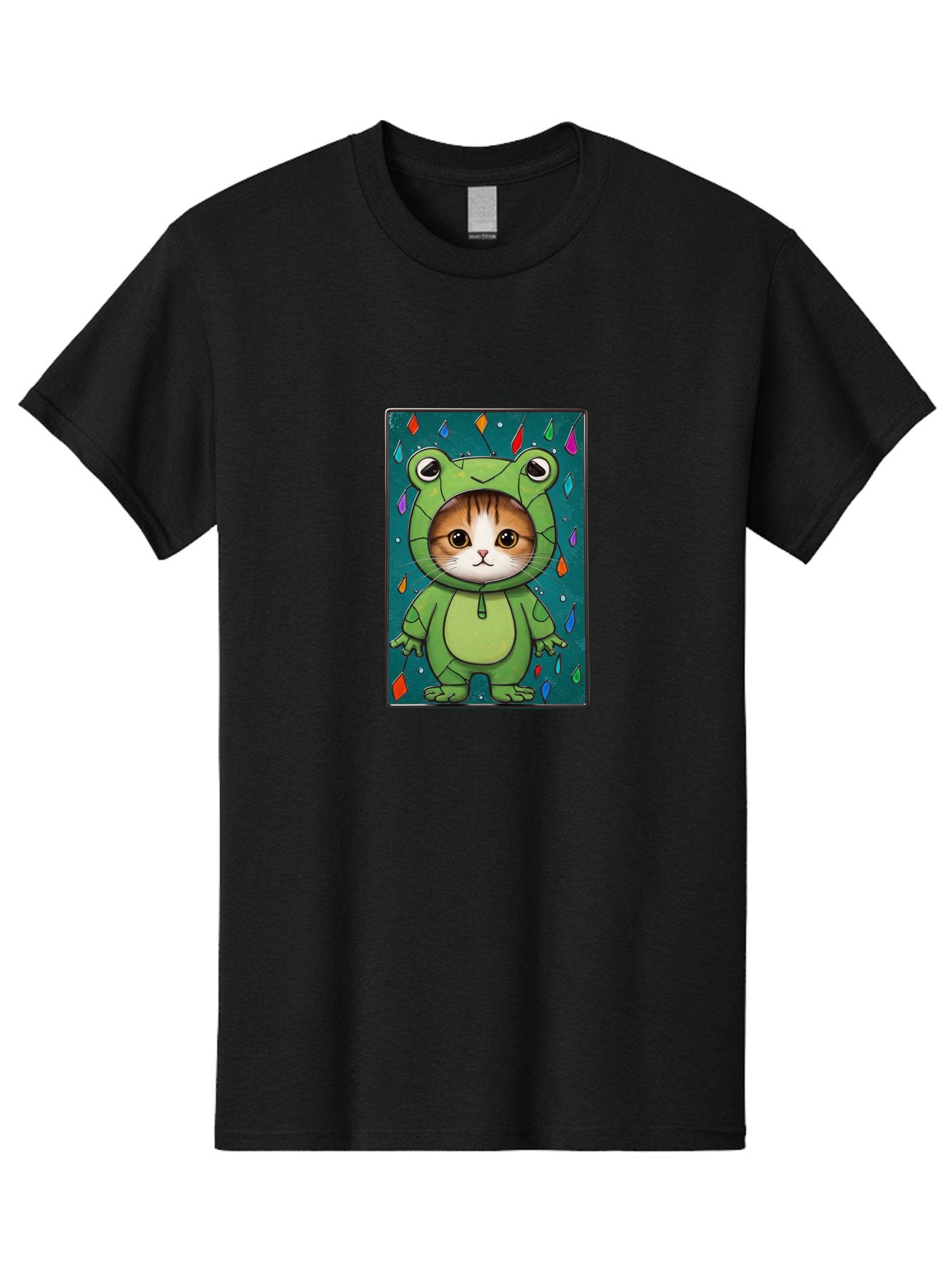 Cat-In-Frog-Costume-6 Men'S Graphic Tee, 100% Cotton, Comfortable Casual Summer Wear, Machine Washable, Vintage Camera, Old Camera, Antique Camera, Black Camera, Classic Photography, Photography Equipment, Nostalgic Device, Film Camera, Bak203 11