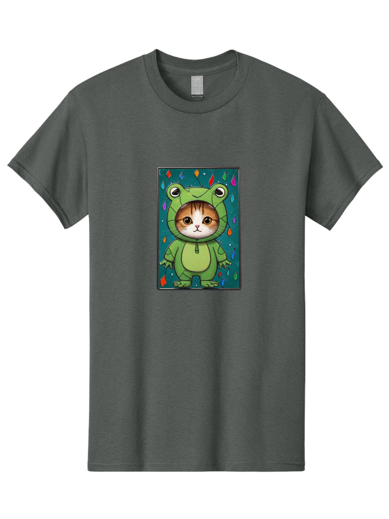 Cat-In-Frog-Costume-6 Men'S Graphic Tee, 100% Cotton, Comfortable Casual Summer Wear, Machine Washable, Vintage Camera, Old Camera, Antique Camera, Black Camera, Classic Photography, Photography Equipment, Nostalgic Device, Film Camera, Bak203