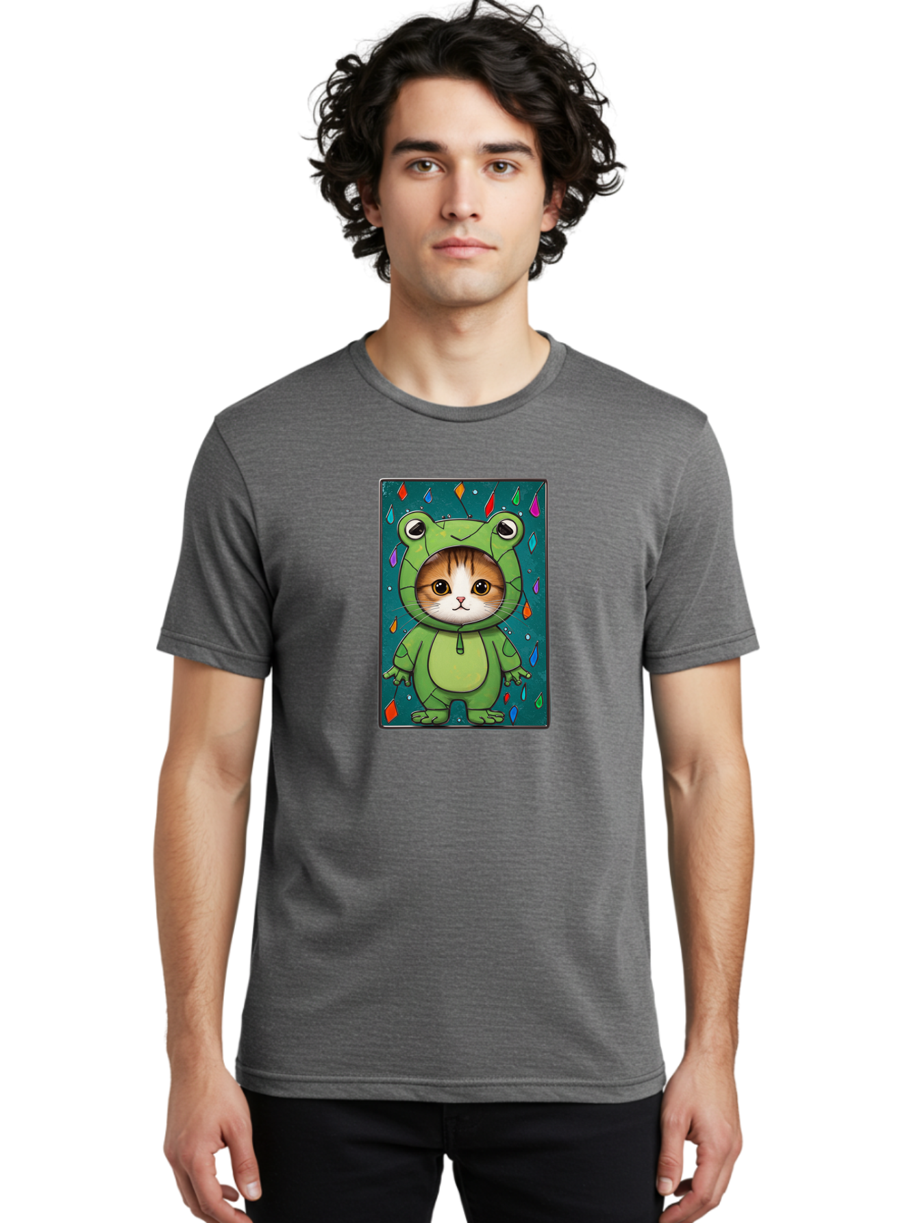 Cat-In-Frog-Costume-6 Men'S Graphic Tee, 100% Cotton, Comfortable Casual Summer Wear, Machine Washable, Vintage Camera, Old Camera, Antique Camera, Black Camera, Classic Photography, Photography Equipment, Nostalgic Device, Film Camera, Bak203 26