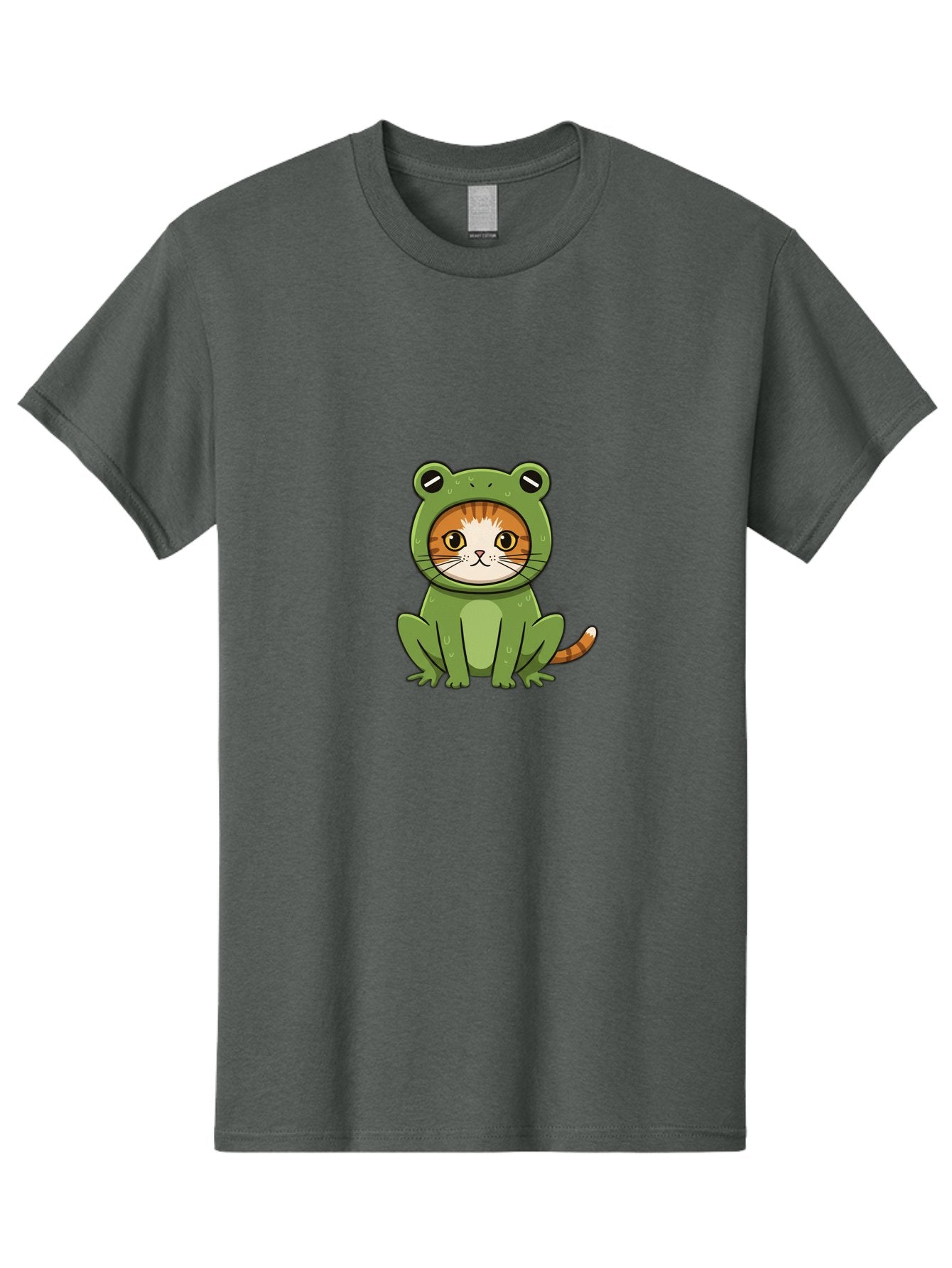 Cat-In-Frog-Costume-7 Men'S Graphic Tee, 100% Cotton, Comfortable Casual Summer Wear, Machine Washable, Vintage Camera, Old Camera, Antique Camera, Black Camera, Classic Photography, Photography Equipment, Nostalgic Device, Film Camera, Bak204