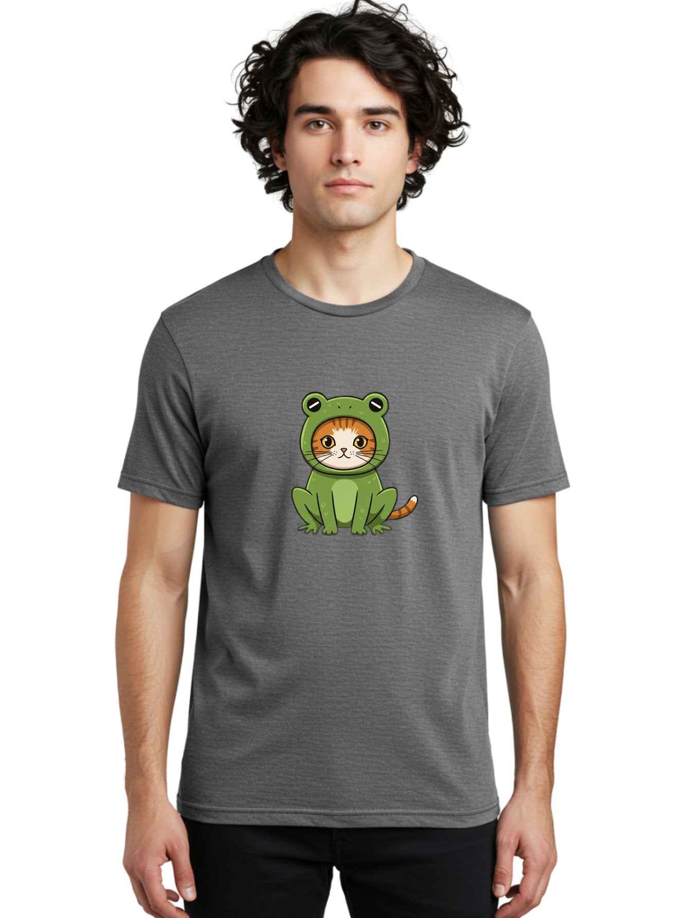 Cat-In-Frog-Costume-7 Men'S Graphic Tee, 100% Cotton, Comfortable Casual Summer Wear, Machine Washable, Vintage Camera, Old Camera, Antique Camera, Black Camera, Classic Photography, Photography Equipment, Nostalgic Device, Film Camera, Bak204 20