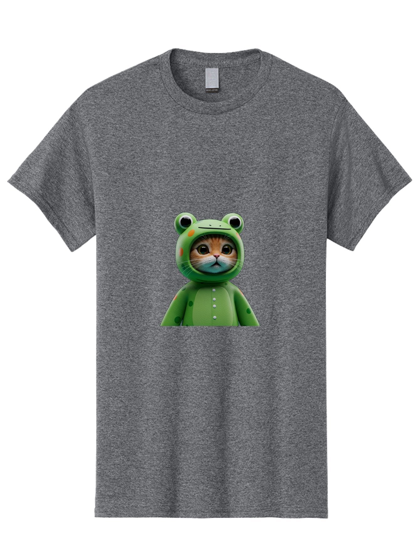 Cat-In-Frog-Costume Men'S Graphic Tee, 100% Cotton, Comfortable Casual Summer Wear, Machine Washable, Vintage Camera, Old Camera, Antique Camera, Black Camera, Classic Photography, Photography Equipment, Nostalgic Device, Film Camera, Bak205