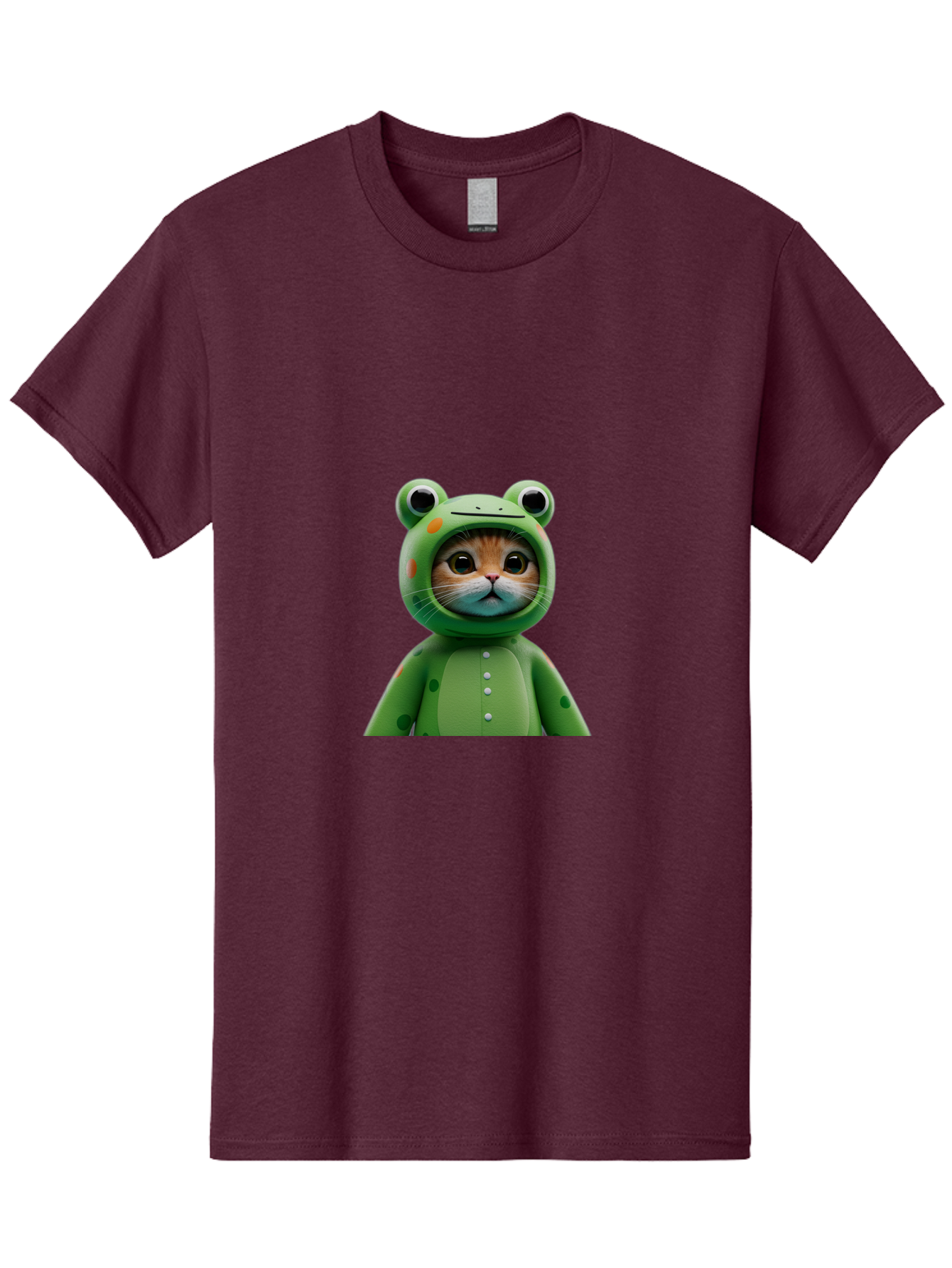 Cat-In-Frog-Costume Men'S Graphic Tee, 100% Cotton, Comfortable Casual Summer Wear, Machine Washable, Vintage Camera, Old Camera, Antique Camera, Black Camera, Classic Photography, Photography Equipment, Nostalgic Device, Film Camera, Bak205