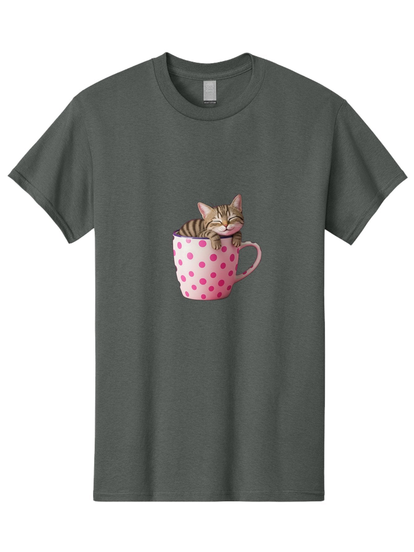 Cat-In-Polka-Dot-Mug Men'S Graphic Tee, 100% Cotton, Comfortable Casual Summer Wear, Machine Washable, Vintage Camera, Old Camera, Antique Camera, Black Camera, Classic Photography, Photography Equipment, Nostalgic Device, Film Camera, Bak206 9