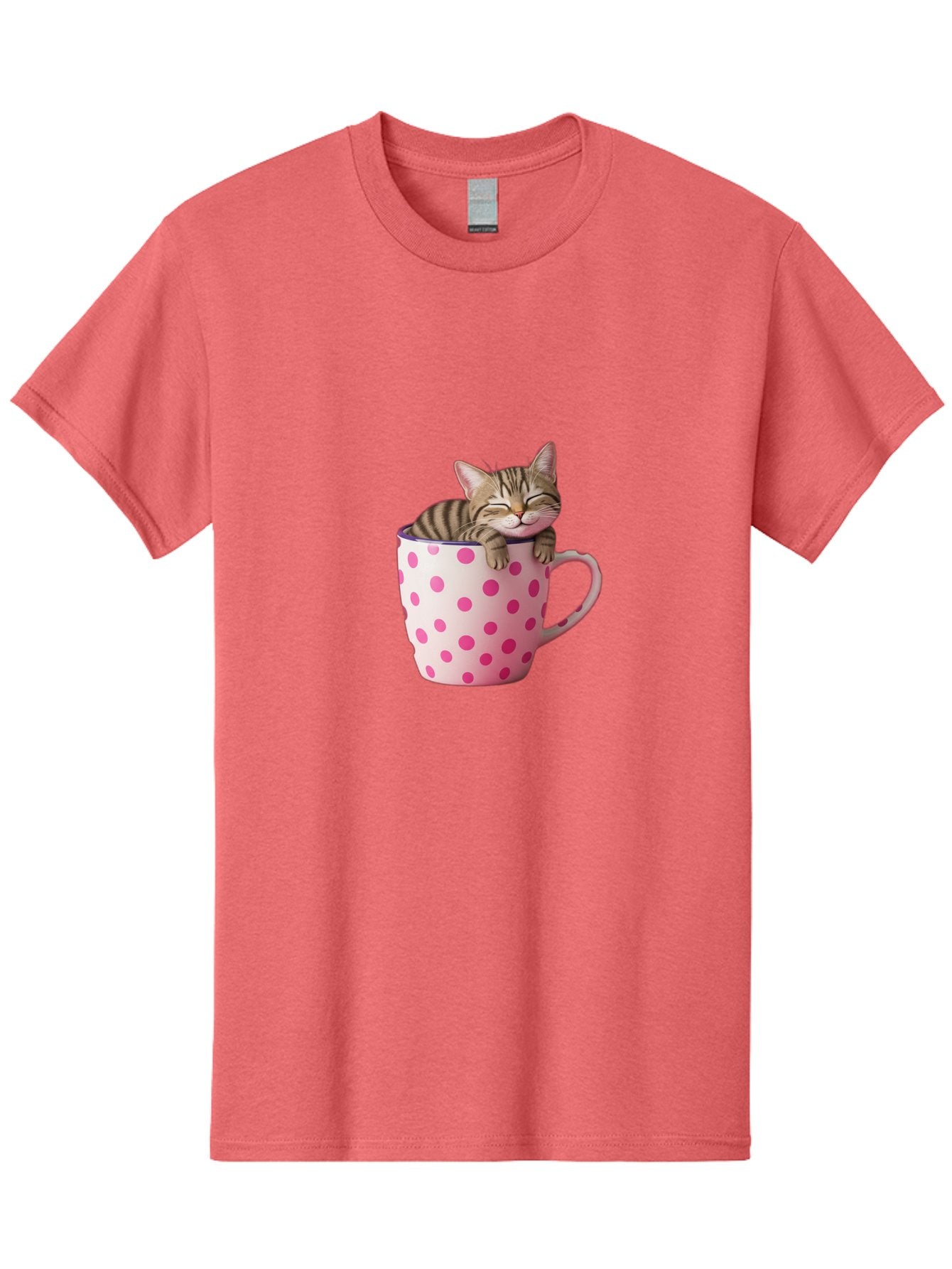 Cat-In-Polka-Dot-Mug Men'S Graphic Tee, 100% Cotton, Comfortable Casual Summer Wear, Machine Washable, Vintage Camera, Old Camera, Antique Camera, Black Camera, Classic Photography, Photography Equipment, Nostalgic Device, Film Camera, Bak206 12