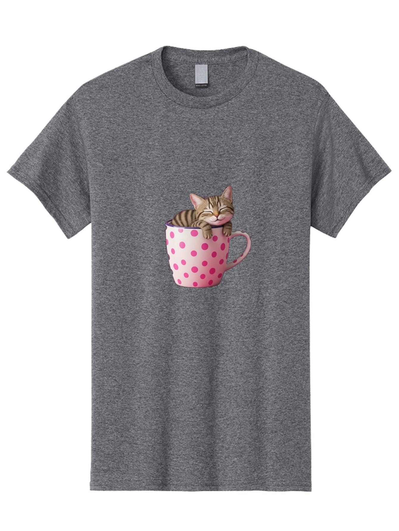 Cat-In-Polka-Dot-Mug Men'S Graphic Tee, 100% Cotton, Comfortable Casual Summer Wear, Machine Washable, Vintage Camera, Old Camera, Antique Camera, Black Camera, Classic Photography, Photography Equipment, Nostalgic Device, Film Camera, Bak206