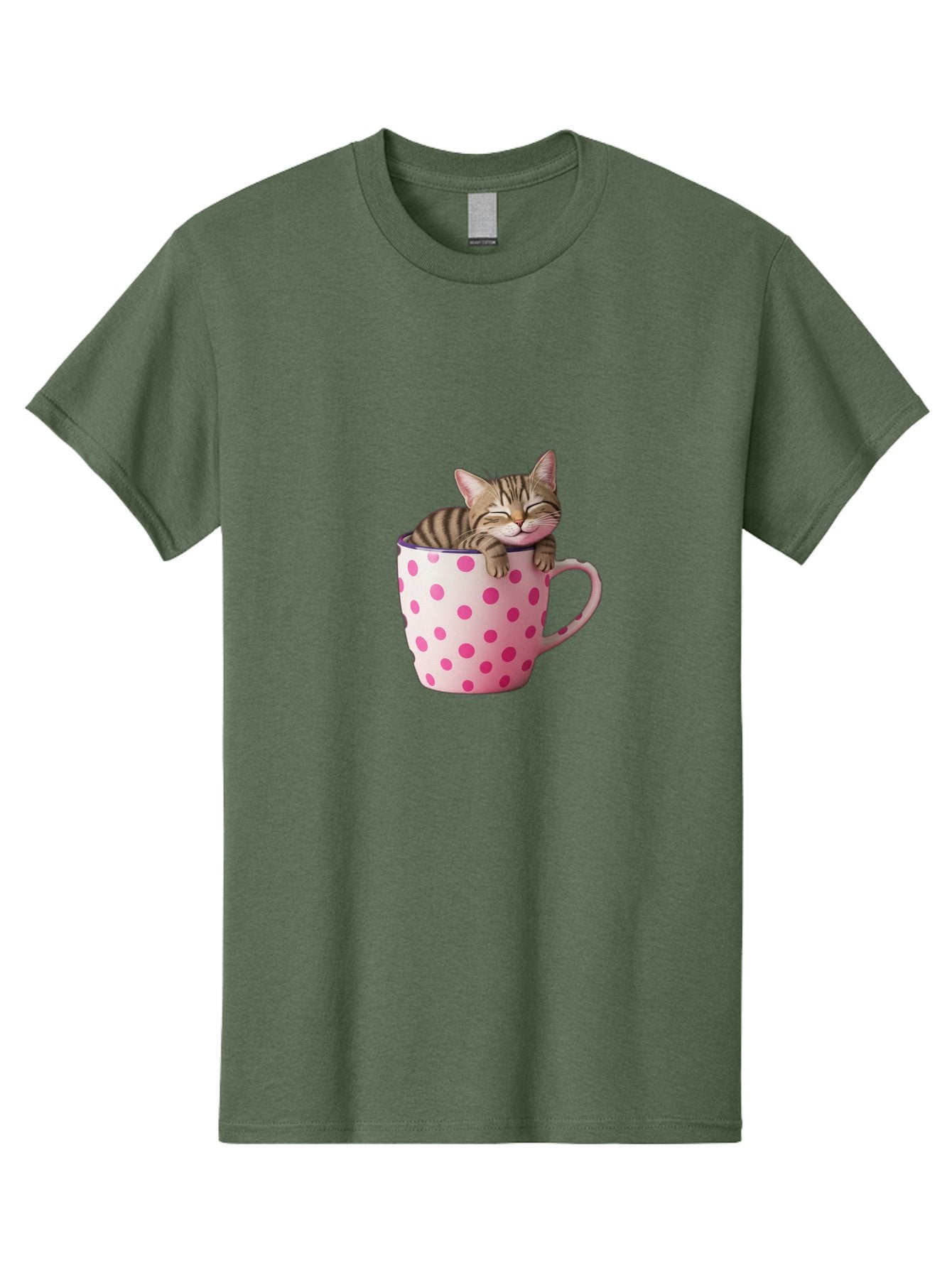 Cat-In-Polka-Dot-Mug Men'S Graphic Tee, 100% Cotton, Comfortable Casual Summer Wear, Machine Washable, Vintage Camera, Old Camera, Antique Camera, Black Camera, Classic Photography, Photography Equipment, Nostalgic Device, Film Camera, Bak206 5