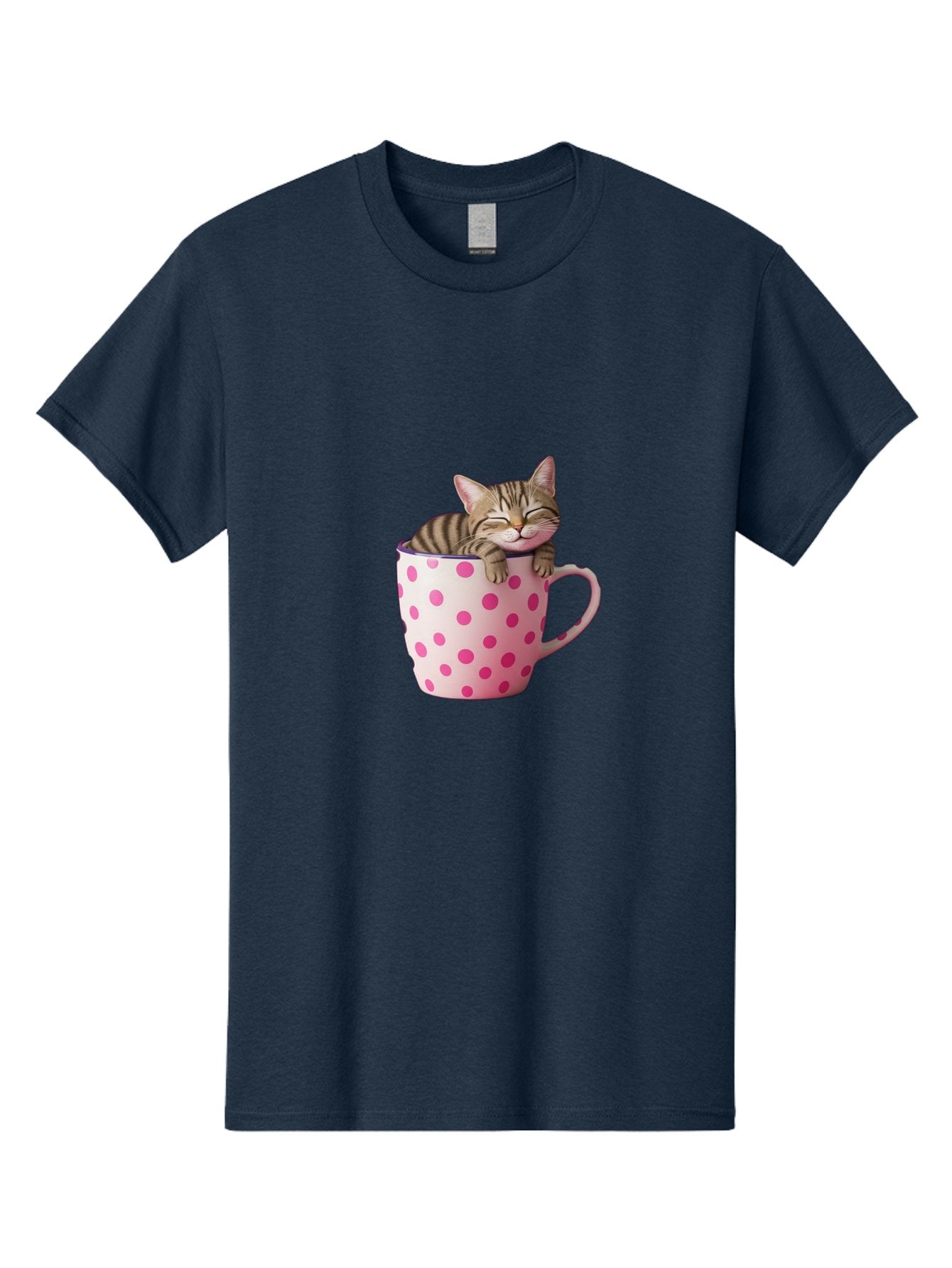 Cat-In-Polka-Dot-Mug Men'S Graphic Tee, 100% Cotton, Comfortable Casual Summer Wear, Machine Washable, Vintage Camera, Old Camera, Antique Camera, Black Camera, Classic Photography, Photography Equipment, Nostalgic Device, Film Camera, Bak206 13