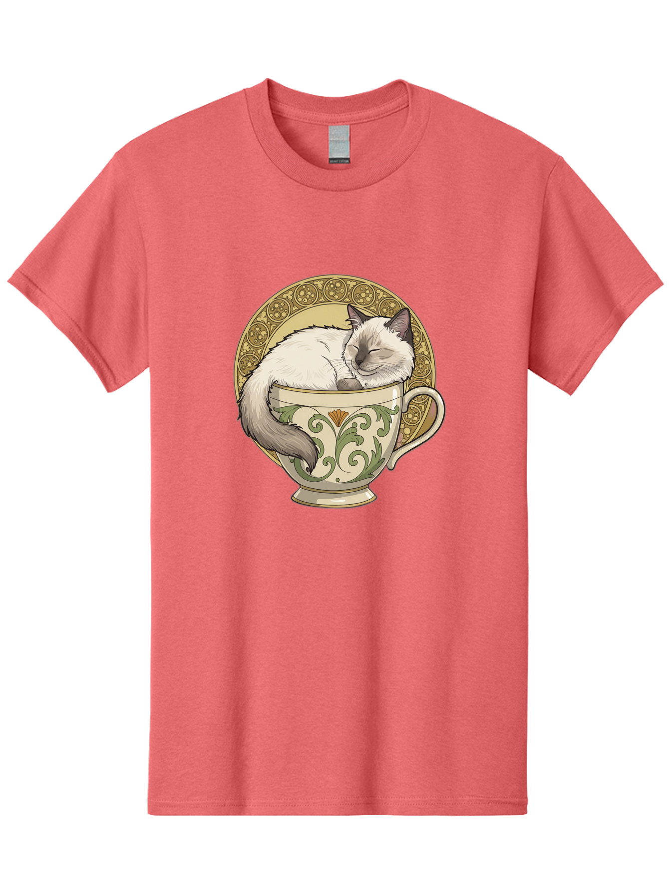 Cat-In-Tea-Cup-1 Men'S Graphic Tee, 100% Cotton, Comfortable Casual Summer Wear, Machine Washable, Vintage Camera, Old Camera, Antique Camera, Black Camera, Classic Photography, Photography Equipment, Nostalgic Device, Film Camera, Camera Art Bak209 15