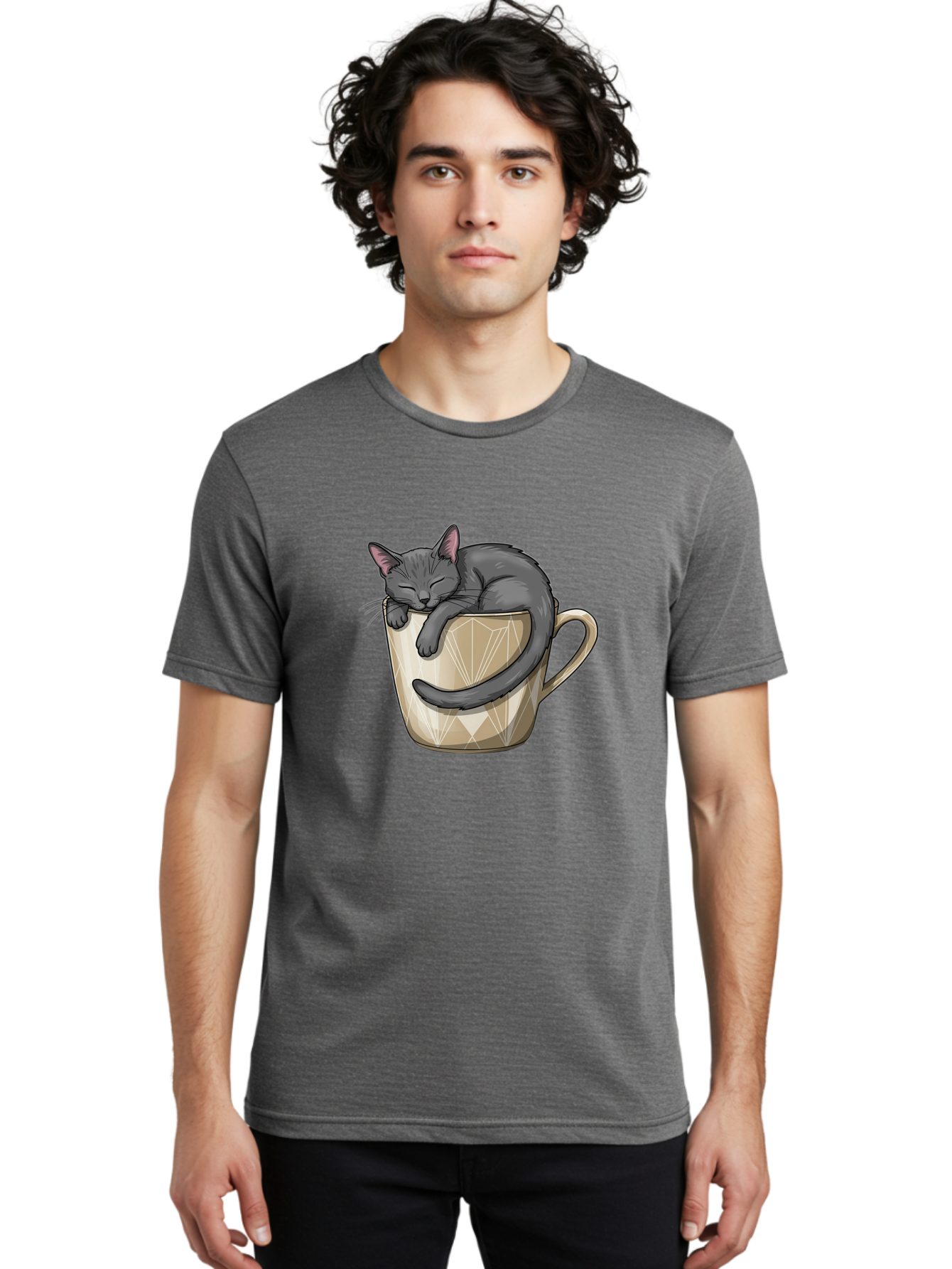 Cat-In-Tea-Cup Men'S Graphic Tee, 100% Cotton, Comfortable Casual Summer Wear, Machine Washable, Vintage Camera, Old Camera, Antique Camera, Black Camera, Classic Photography, Photography Equipment, Nostalgic Device, Film Camera, Camera Art Bak211 27