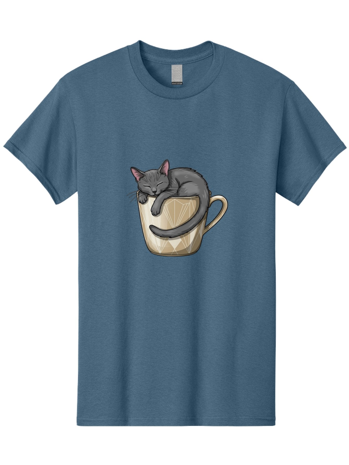 Cat-In-Tea-Cup Men'S Graphic Tee, 100% Cotton, Comfortable Casual Summer Wear, Machine Washable, Vintage Camera, Old Camera, Antique Camera, Black Camera, Classic Photography, Photography Equipment, Nostalgic Device, Film Camera, Camera Art Bak211 3