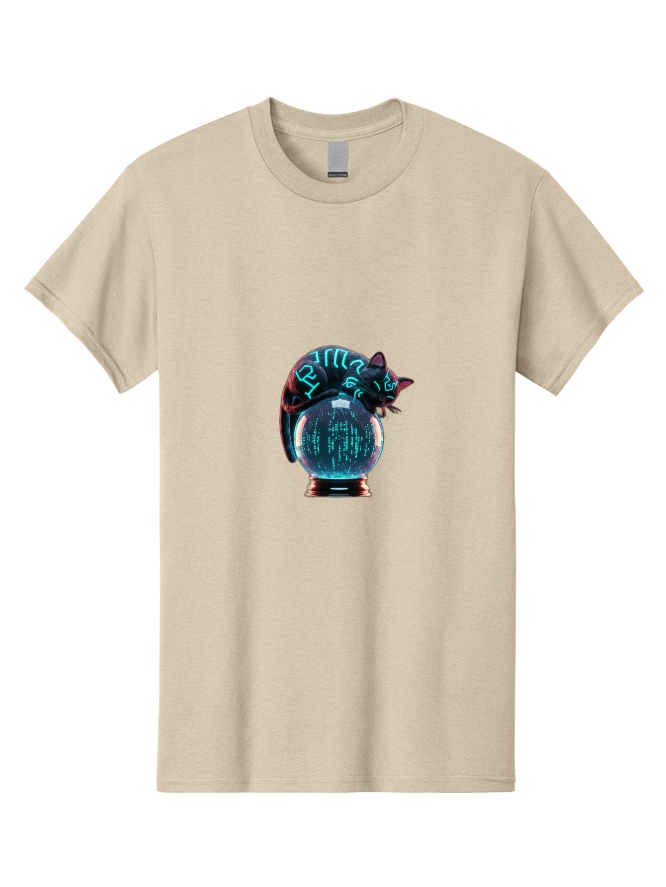 Cat-On-Crystal-Ball-2 Men'S Graphic Tee, 100% Cotton, Comfortable Casual Summer Wear, Machine Washable, Vintage Camera, Old Camera, Antique Camera, Black Camera, Classic Photography, Photography Equipment, Nostalgic Device, Film Camera, Bak213 7