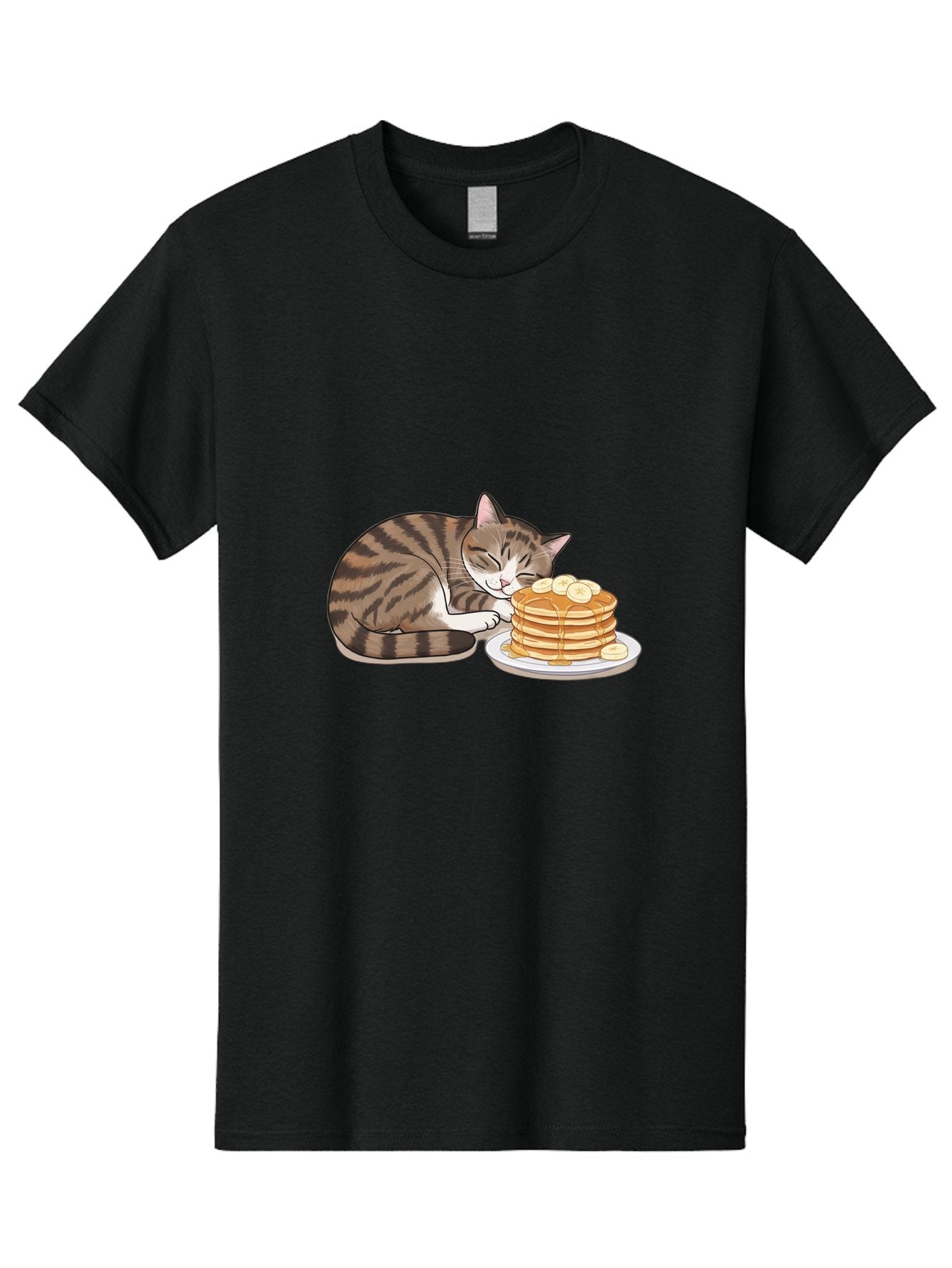Cat-Pancakes Men'S Graphic Tee, 100% Cotton, Comfortable Casual Summer Wear, Machine Washable, Vintage Camera, Old Camera, Antique Camera, Black Camera, Classic Photography, Photography Equipment, Nostalgic Device, Film Camera, Camera Art Bak215 3