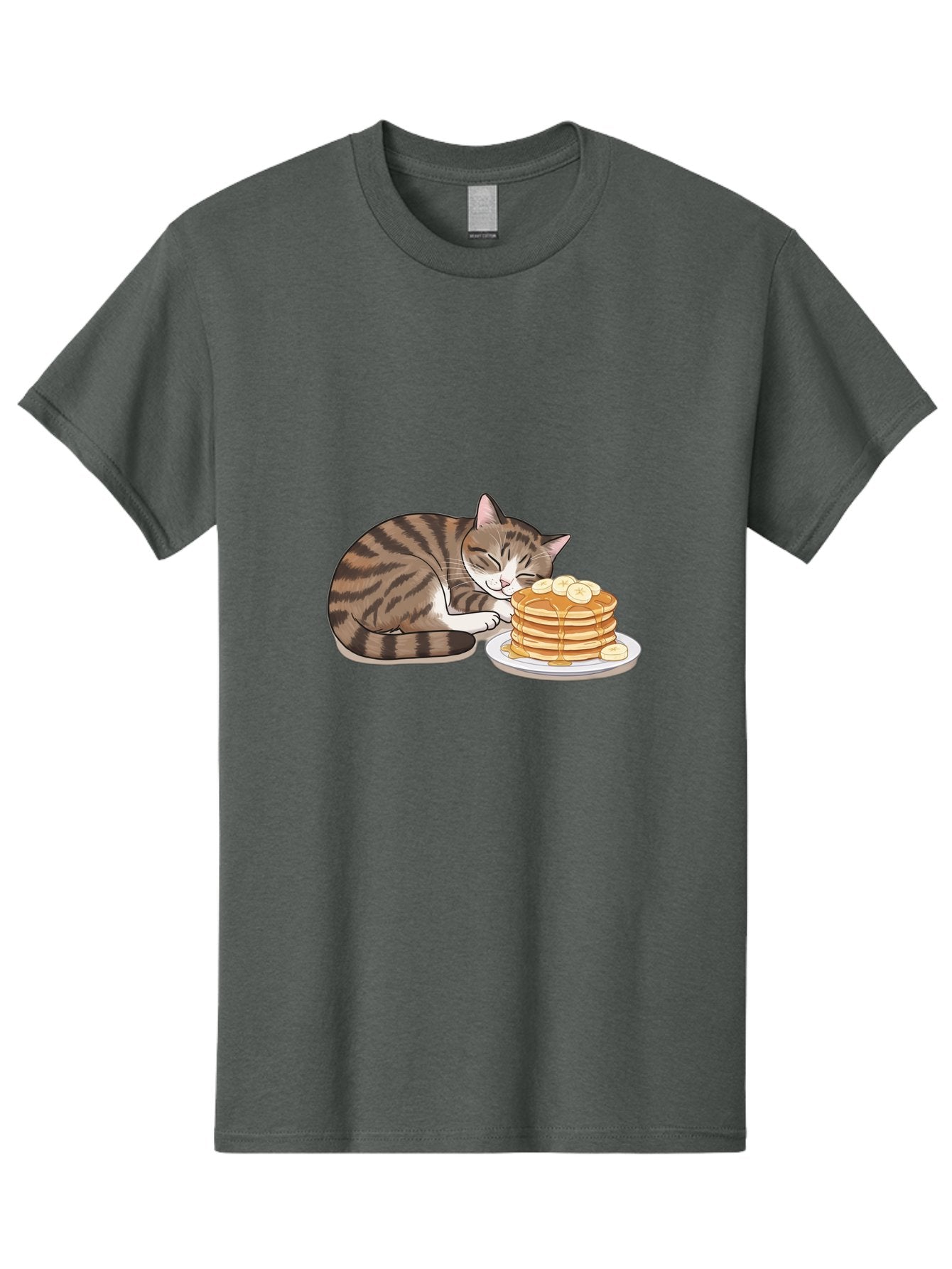 Cat-Pancakes Men'S Graphic Tee, 100% Cotton, Comfortable Casual Summer Wear, Machine Washable, Vintage Camera, Old Camera, Antique Camera, Black Camera, Classic Photography, Photography Equipment, Nostalgic Device, Film Camera, Camera Art Bak215