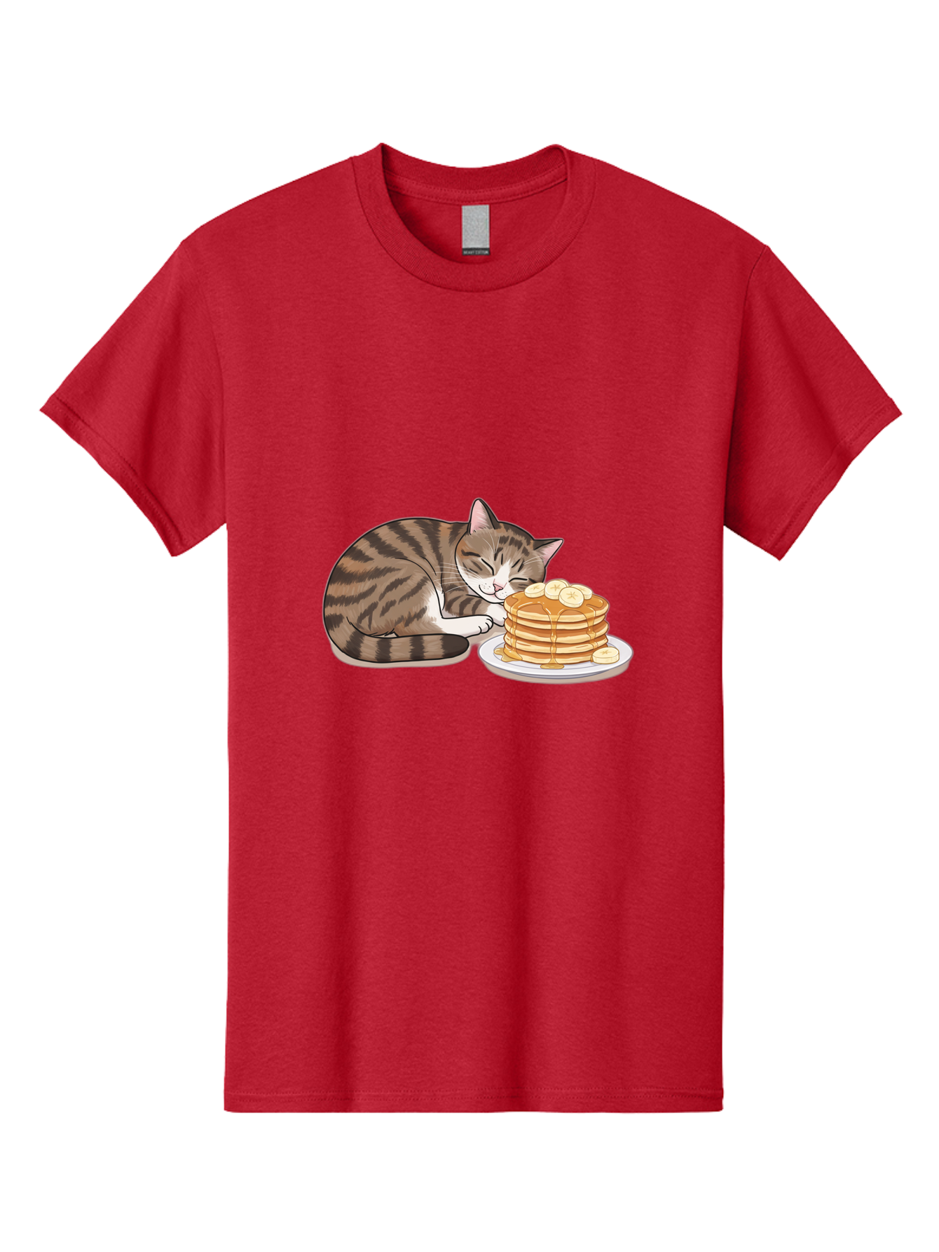 Cat-Pancakes Men'S Graphic Tee, 100% Cotton, Comfortable Casual Summer Wear, Machine Washable, Vintage Camera, Old Camera, Antique Camera, Black Camera, Classic Photography, Photography Equipment, Nostalgic Device, Film Camera, Camera Art Bak215