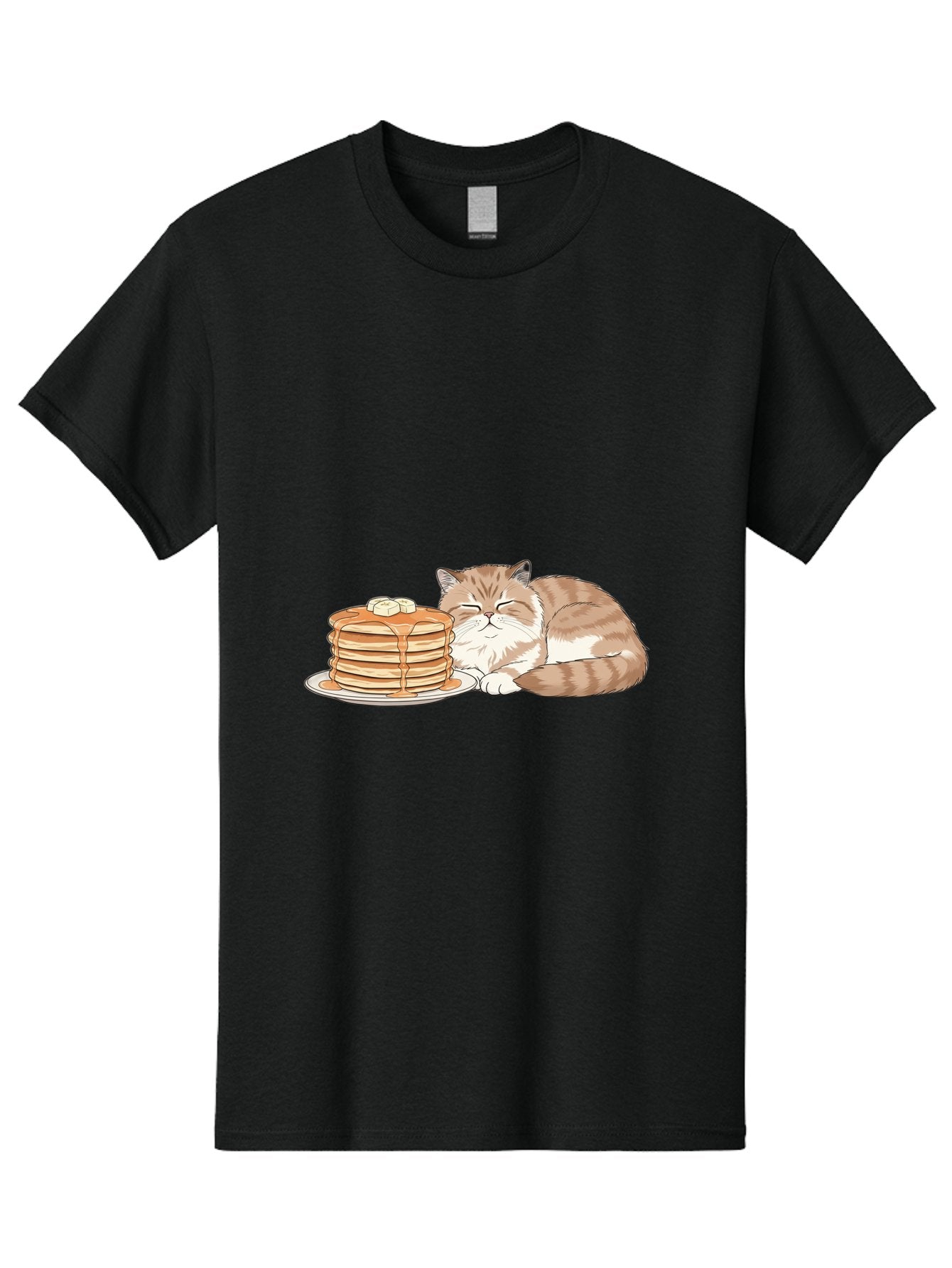 Cat-Sleeping-Beside-Pancakes Men'S Graphic Tee, 100% Cotton, Comfortable Casual Summer Wear, Machine Washable, Vintage Camera, Old Camera, Antique Camera, Black Camera, Classic Photography, Photography Equipment, Nostalgic Device, Film Camera, Bak216 9