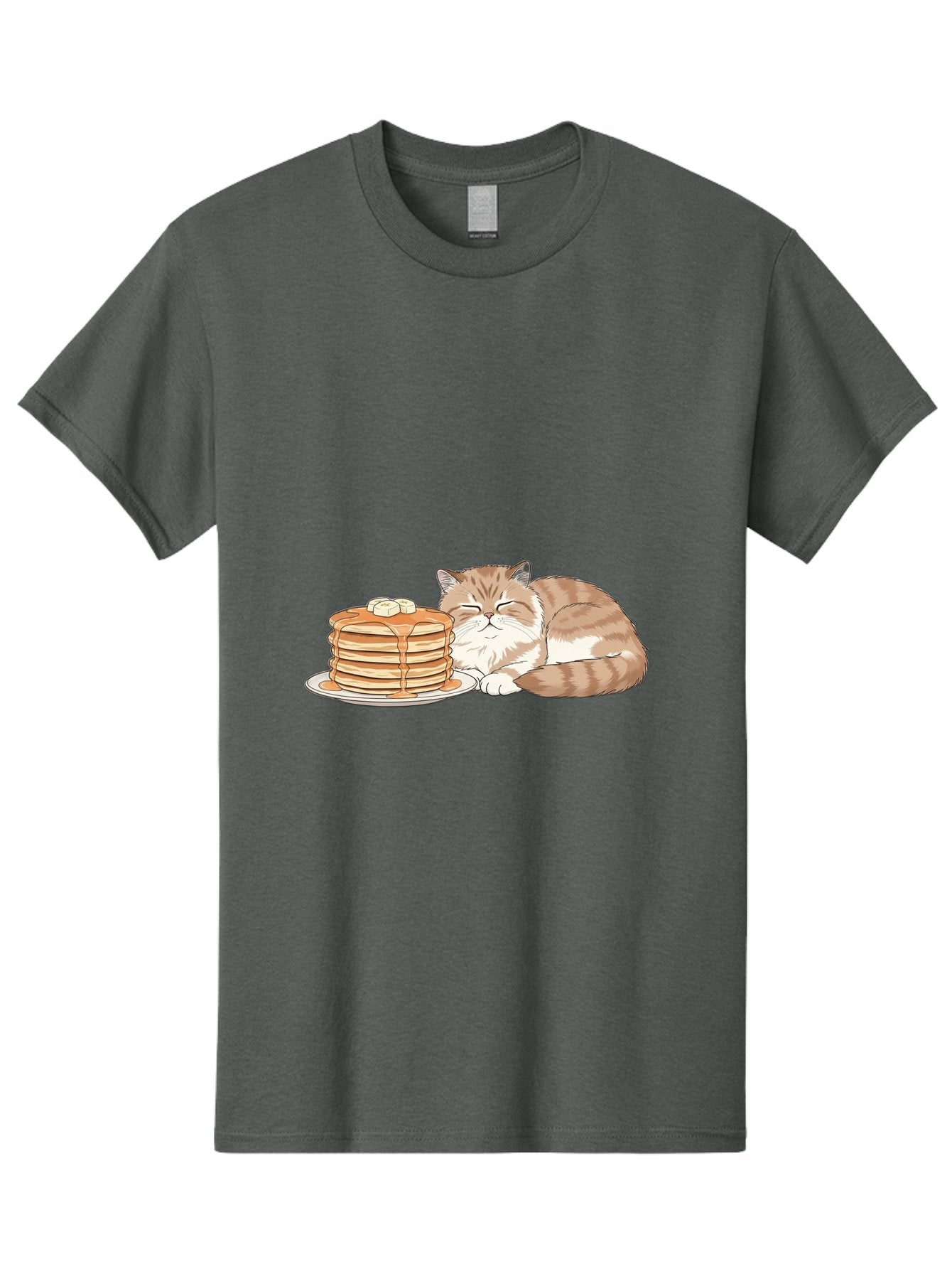 Cat-Sleeping-Beside-Pancakes Men'S Graphic Tee, 100% Cotton, Comfortable Casual Summer Wear, Machine Washable, Vintage Camera, Old Camera, Antique Camera, Black Camera, Classic Photography, Photography Equipment, Nostalgic Device, Film Camera, Bak216 6