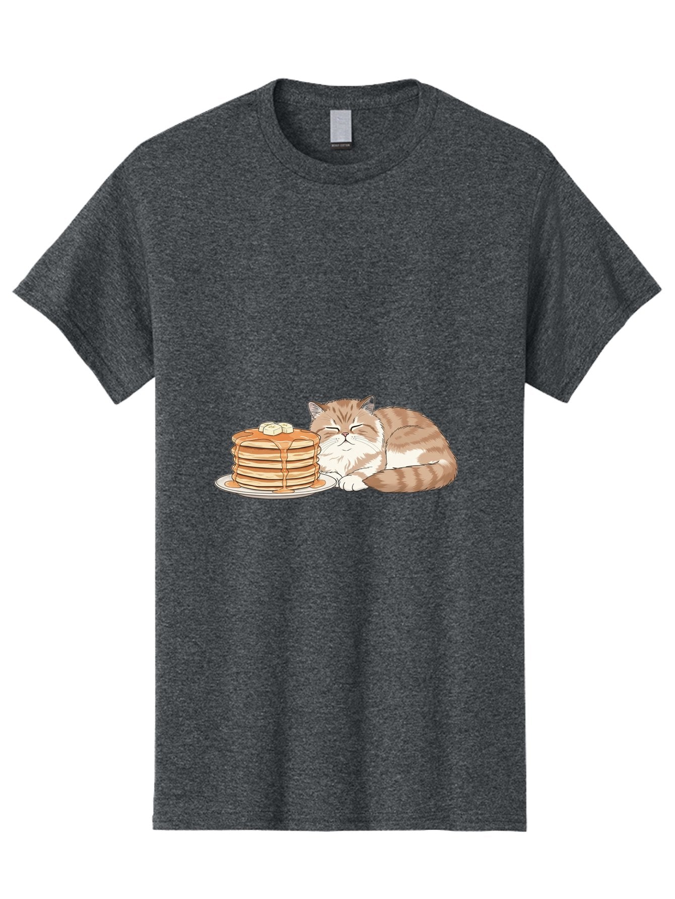 Cat-Sleeping-Beside-Pancakes Men'S Graphic Tee, 100% Cotton, Comfortable Casual Summer Wear, Machine Washable, Vintage Camera, Old Camera, Antique Camera, Black Camera, Classic Photography, Photography Equipment, Nostalgic Device, Film Camera, Bak216