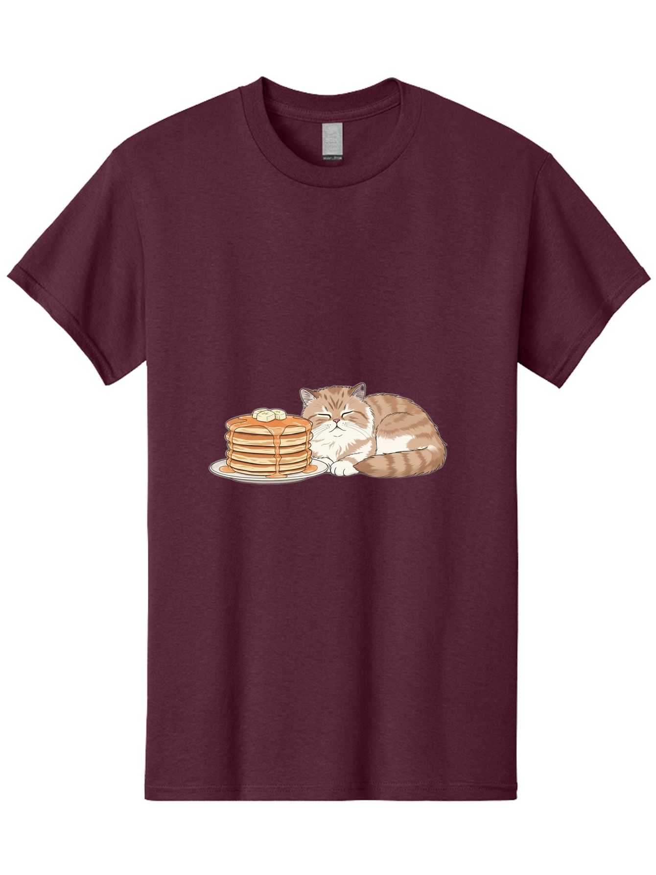 Cat-Sleeping-Beside-Pancakes Men'S Graphic Tee, 100% Cotton, Comfortable Casual Summer Wear, Machine Washable, Vintage Camera, Old Camera, Antique Camera, Black Camera, Classic Photography, Photography Equipment, Nostalgic Device, Film Camera, Bak216 6