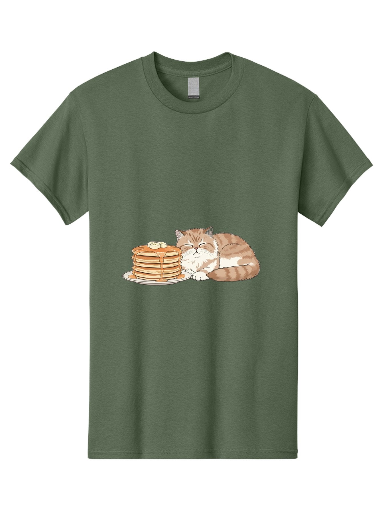Cat-Sleeping-Beside-Pancakes Men'S Graphic Tee, 100% Cotton, Comfortable Casual Summer Wear, Machine Washable, Vintage Camera, Old Camera, Antique Camera, Black Camera, Classic Photography, Photography Equipment, Nostalgic Device, Film Camera, Bak216 7