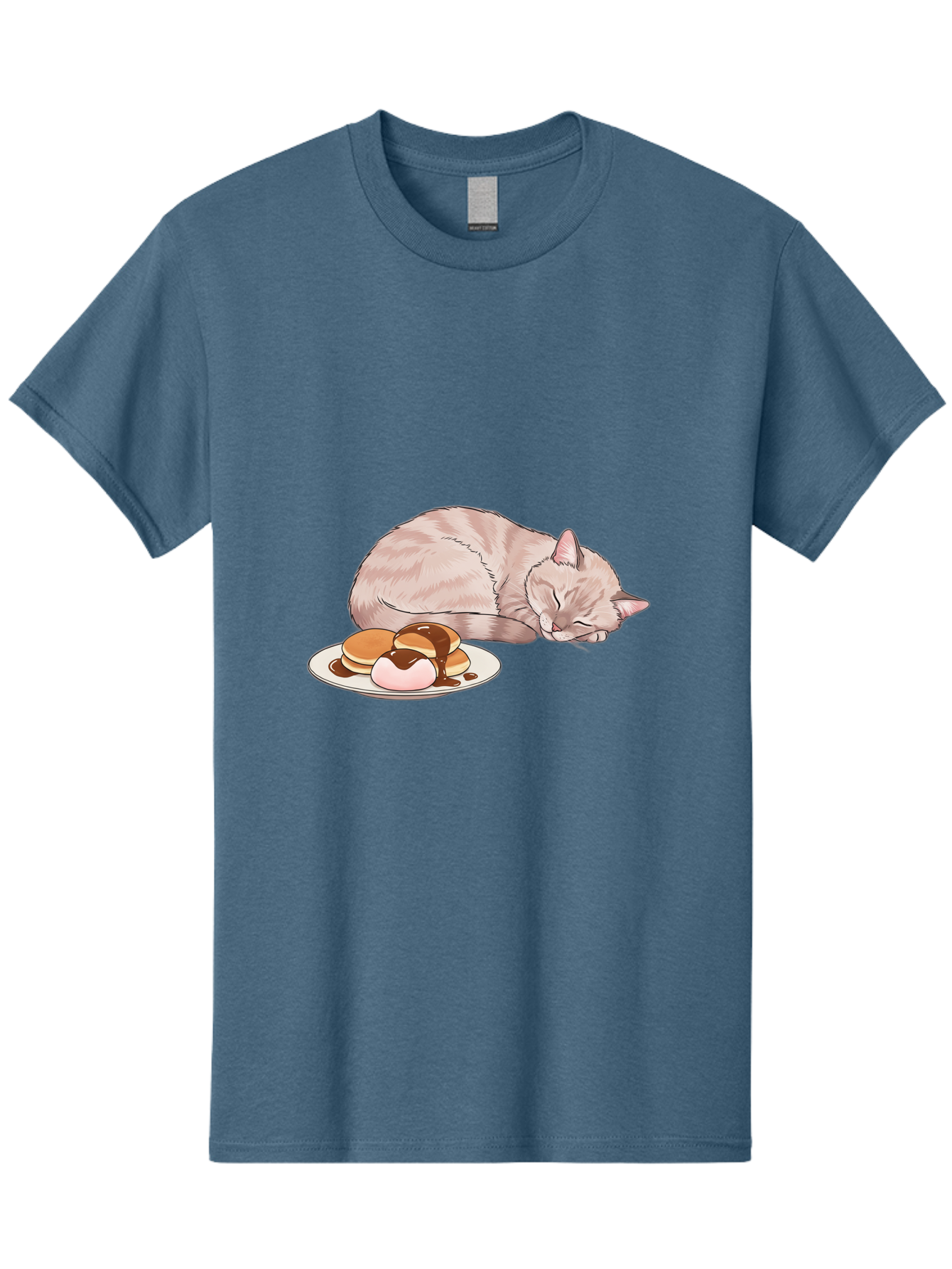 Cat-Sleeping-Near-Pancakes Men'S Graphic Tee, 100% Cotton, Comfortable Casual Summer Wear, Machine Washable, Vintage Camera, Old Camera, Antique Camera, Black Camera, Classic Photography, Photography Equipment, Nostalgic Device, Film Camera, Bak217