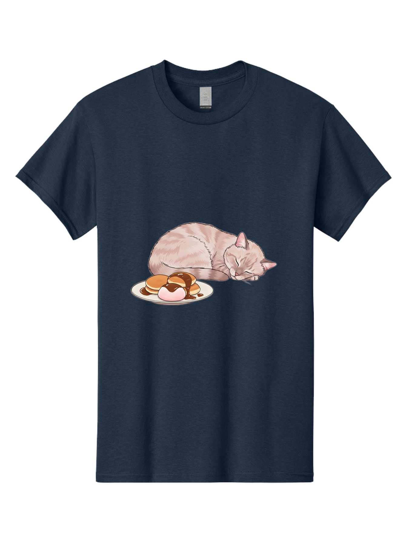 Cat-Sleeping-Near-Pancakes Men'S Graphic Tee, 100% Cotton, Comfortable Casual Summer Wear, Machine Washable, Vintage Camera, Old Camera, Antique Camera, Black Camera, Classic Photography, Photography Equipment, Nostalgic Device, Film Camera, Bak217 4