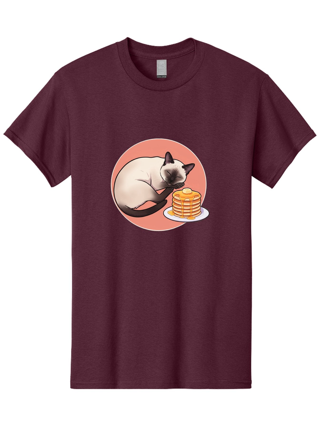 Cat-Sleeping-Next-To-Pancakes Men'S Graphic Tee, 100% Cotton, Comfortable Casual Summer Wear, Machine Washable, Vintage Camera, Old Camera, Antique Camera, Black Camera, Classic Photography, Photography Equipment, Nostalgic Device, Bak219 13