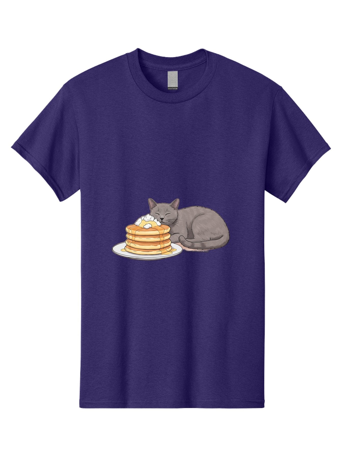 Cat-Sleeping-On-Pancakes-1 Men'S Graphic Tee, 100% Cotton, Comfortable Casual Summer Wear, Machine Washable, Vintage Camera, Old Camera, Antique Camera, Black Camera, Classic Photography, Photography Equipment, Nostalgic Device, Film Camera, Bak220 14