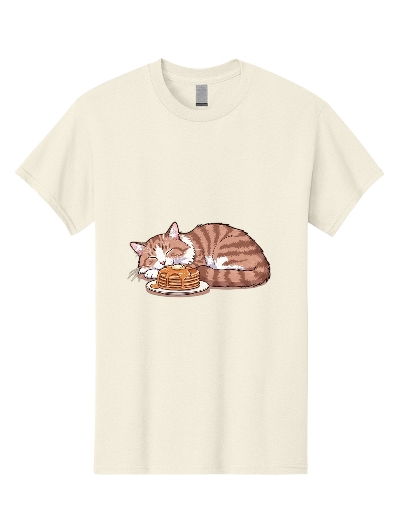 Cat-Sleeping-On-Pancakes-2 Men'S Graphic Tee, 100% Cotton, Comfortable Casual Summer Wear, Machine Washable, Vintage Camera, Old Camera, Antique Camera, Black Camera, Classic Photography, Photography Equipment, Nostalgic Device, Film Camera, Bak221 4
