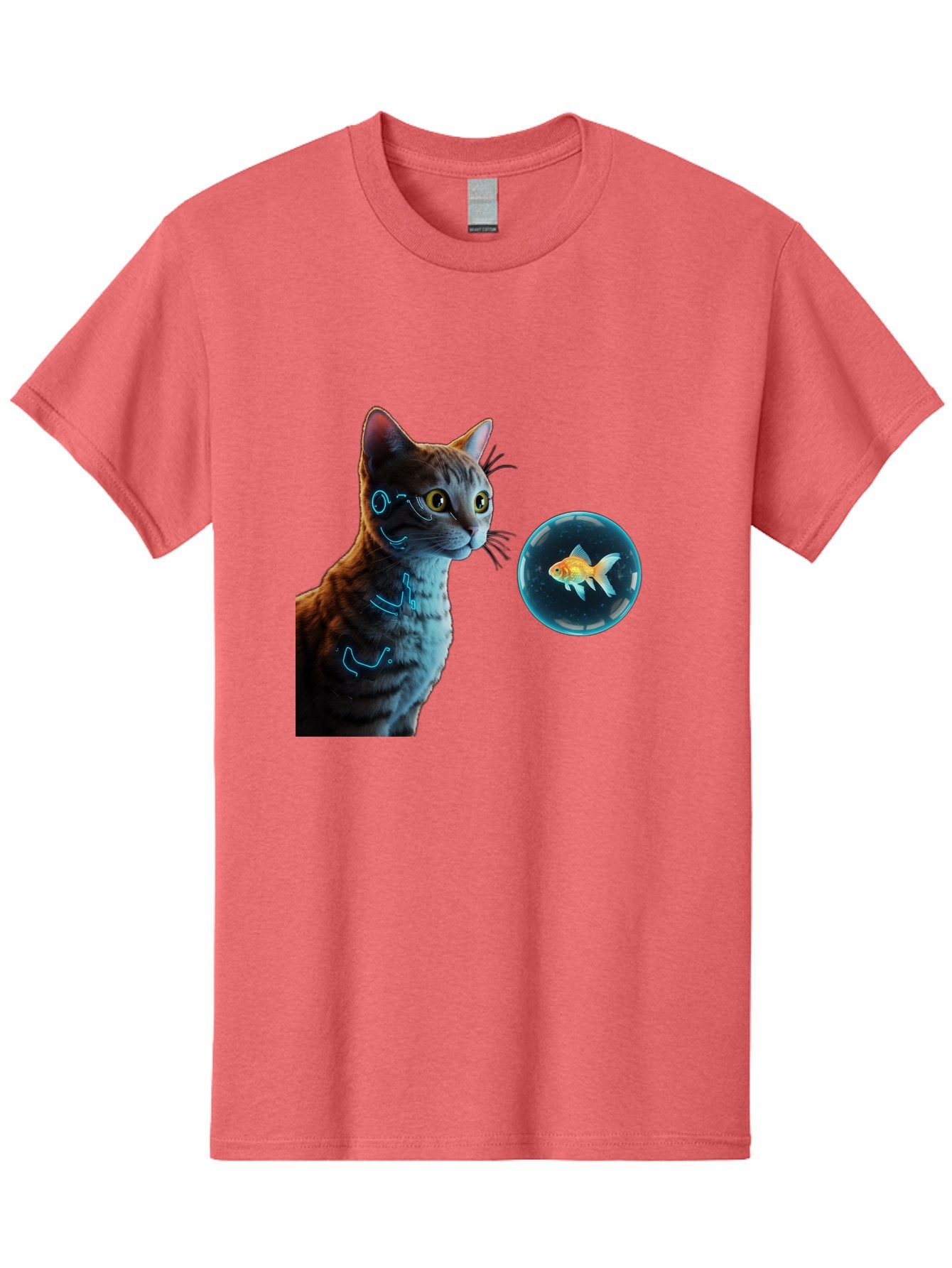 Cat-With-Fishbowl Men'S Graphic Tee, 100% Cotton, Comfortable Casual Summer Wear, Machine Washable, Vintage Camera, Old Camera, Antique Camera, Black Camera, Classic Photography, Photography Equipment, Nostalgic Device, Film Camera, Camera Art Bak223 9