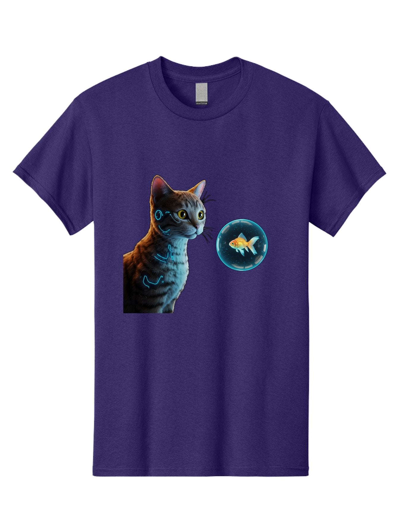 Cat-With-Fishbowl Men'S Graphic Tee, 100% Cotton, Comfortable Casual Summer Wear, Machine Washable, Vintage Camera, Old Camera, Antique Camera, Black Camera, Classic Photography, Photography Equipment, Nostalgic Device, Film Camera, Camera Art Bak223 4