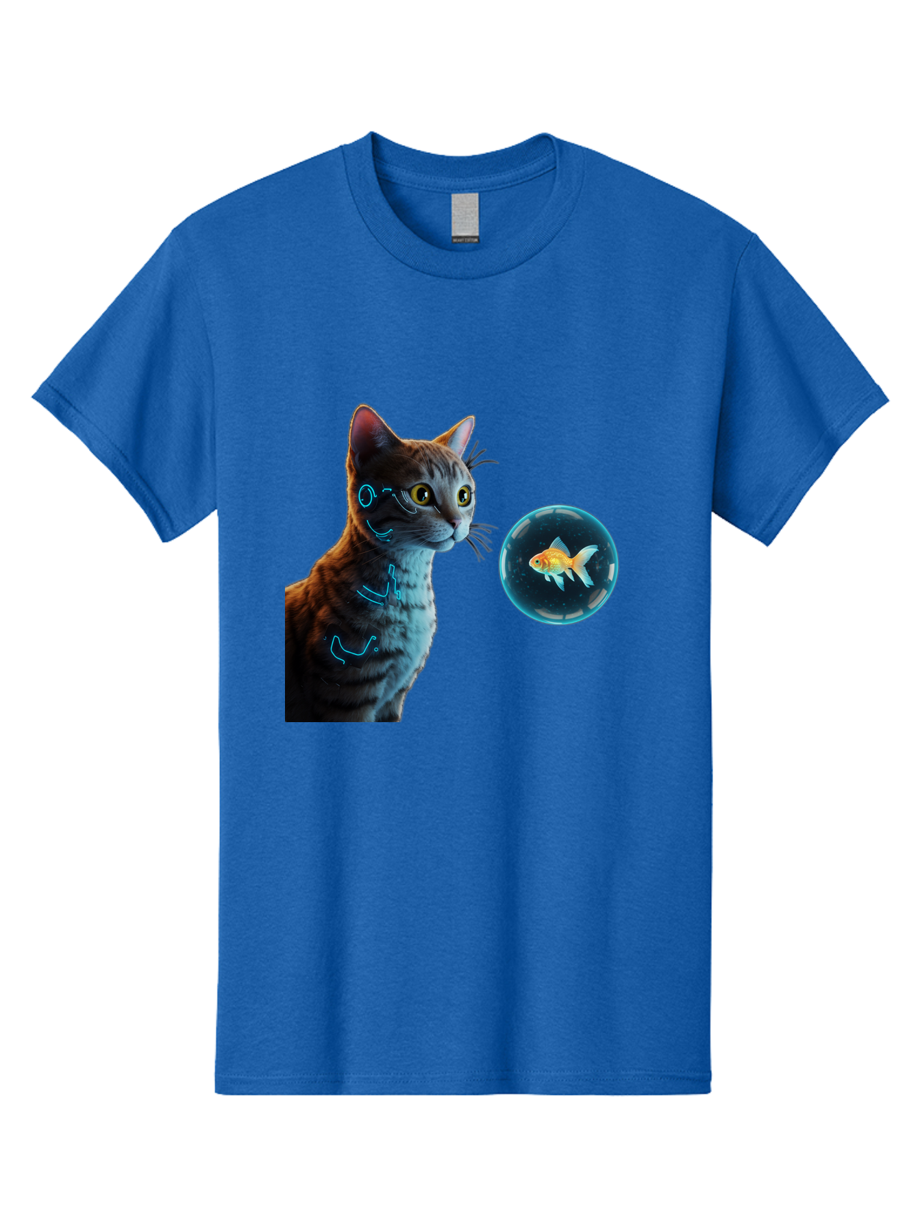 Cat-With-Fishbowl Men'S Graphic Tee, 100% Cotton, Comfortable Casual Summer Wear, Machine Washable, Vintage Camera, Old Camera, Antique Camera, Black Camera, Classic Photography, Photography Equipment, Nostalgic Device, Film Camera, Camera Art Bak223