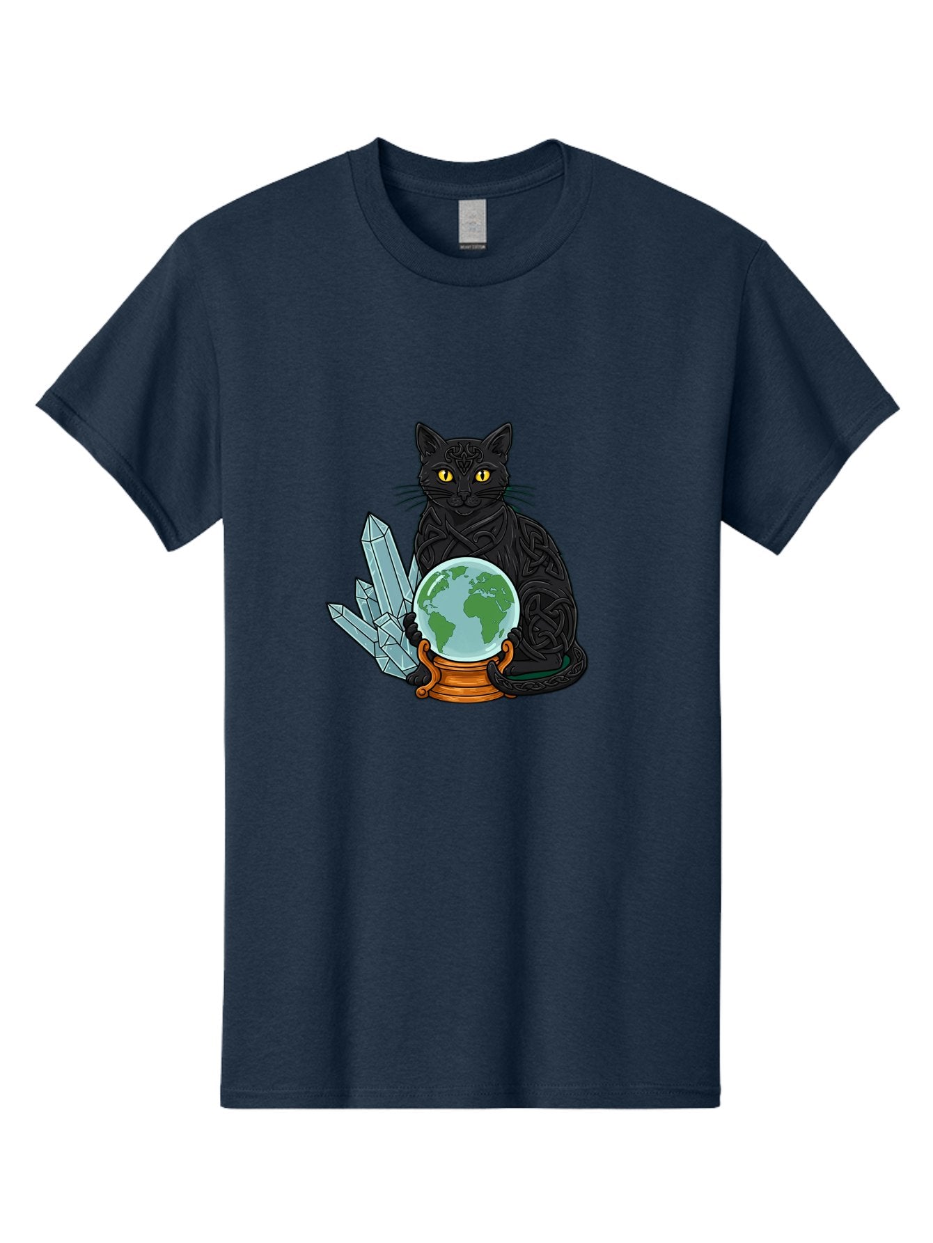 Celtic-Cat-With-Globe Men'S Graphic Tee, 100% Cotton, Comfortable Casual Summer Wear, Machine Washable, Vintage Camera, Old Camera, Antique Camera, Black Camera, Classic Photography, Photography Equipment, Nostalgic Device, Film Camera, Bak225 13
