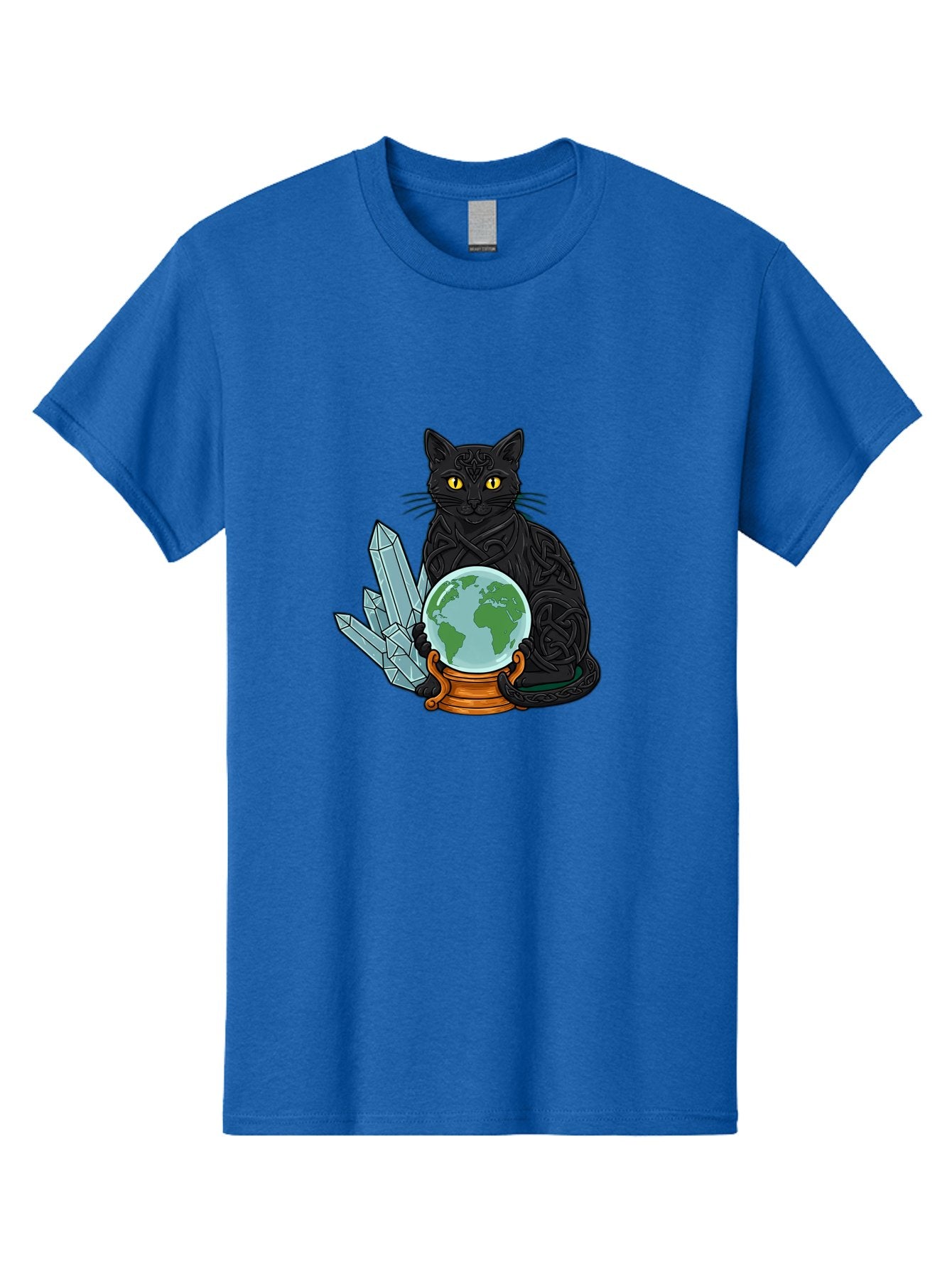Celtic-Cat-With-Globe Men'S Graphic Tee, 100% Cotton, Comfortable Casual Summer Wear, Machine Washable, Vintage Camera, Old Camera, Antique Camera, Black Camera, Classic Photography, Photography Equipment, Nostalgic Device, Film Camera, Bak225 12