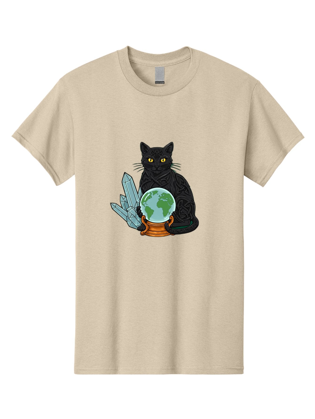 Celtic-Cat-With-Globe Men'S Graphic Tee, 100% Cotton, Comfortable Casual Summer Wear, Machine Washable, Vintage Camera, Old Camera, Antique Camera, Black Camera, Classic Photography, Photography Equipment, Nostalgic Device, Film Camera, Bak225 14