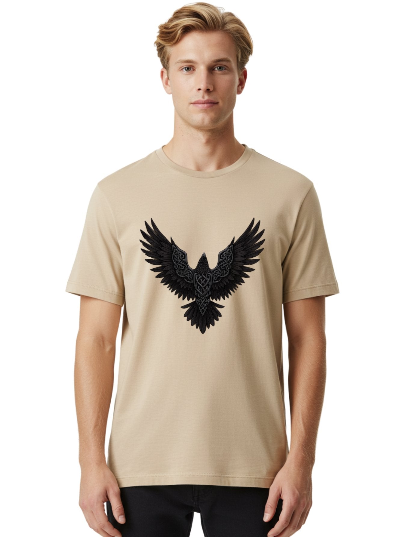 Celtic-Raven-Wings Men'S Graphic Tee, 100% Cotton, Comfortable Casual Summer Wear, Machine Washable, Vintage Camera, Old Camera, Antique Camera, Black Camera, Classic Photography, Photography Equipment, Nostalgic Device, Film Camera, Bak227 18
