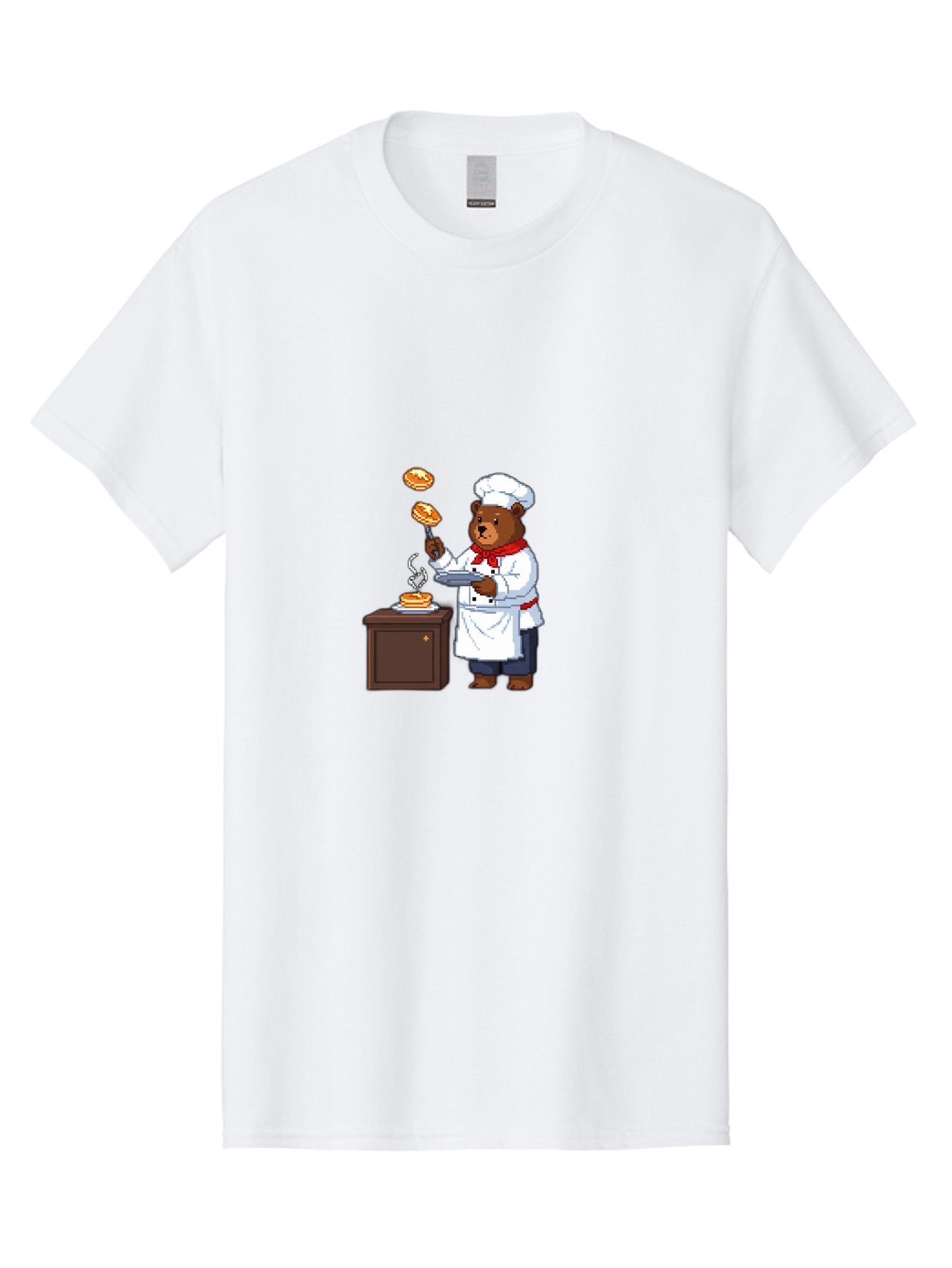 Chef-Bear-2 Men'S Graphic Tee, 100% Cotton, Comfortable Casual Summer Wear, Machine Washable, Vintage Camera, Old Camera, Antique Camera, Black Camera, Classic Photography, Photography Equipment, Nostalgic Device, Film Camera, Camera Art Bak231 7