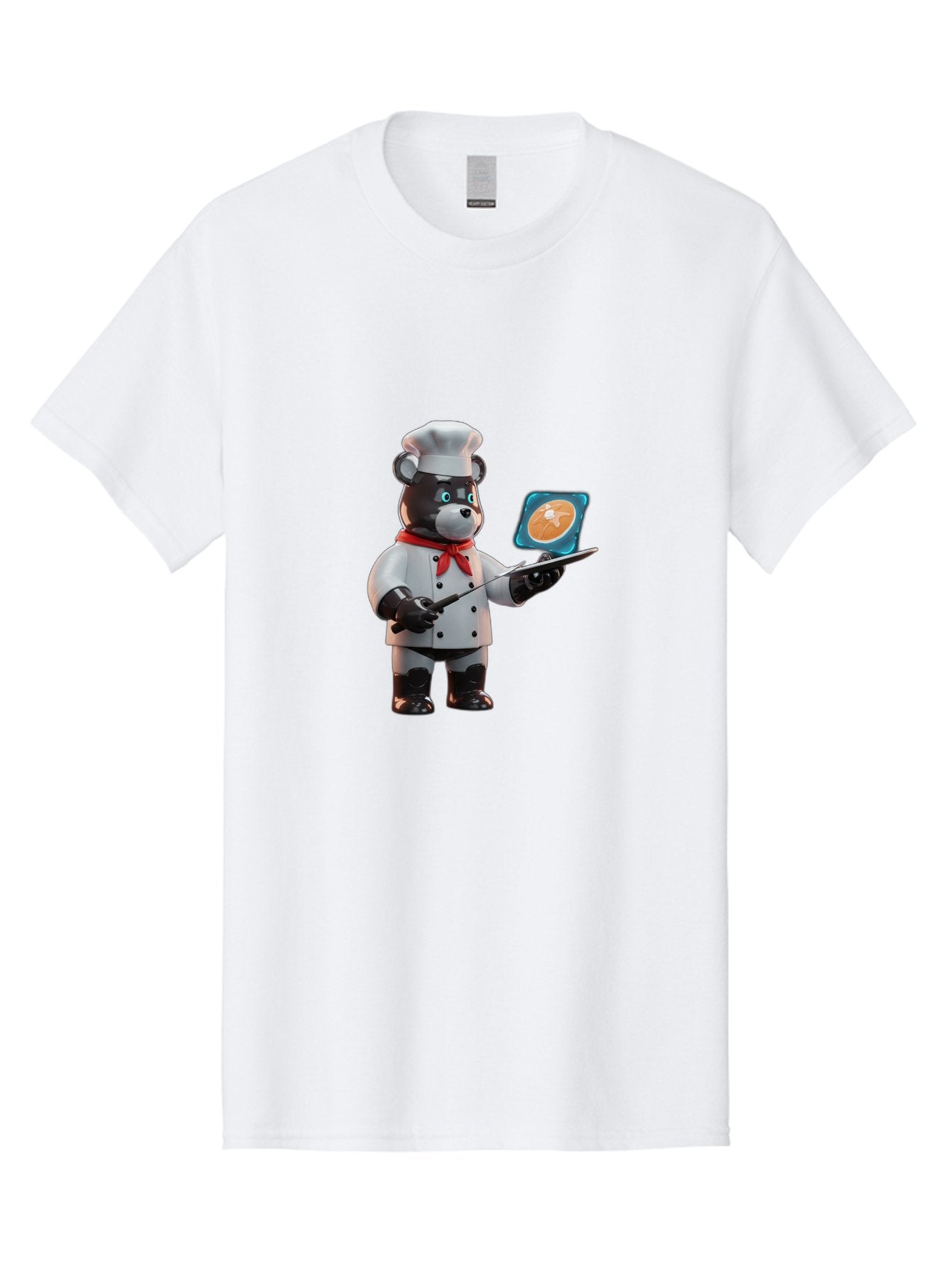 Chef-Bear-4 Men'S Graphic Tee, 100% Cotton, Comfortable Casual Summer Wear, Machine Washable, Vintage Camera, Old Camera, Antique Camera, Black Camera, Classic Photography, Photography Equipment, Nostalgic Device, Film Camera, Camera Art Bak233 5