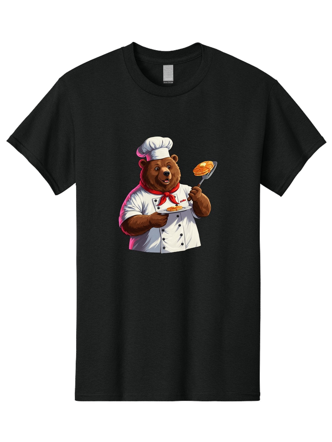 Chef-Bear-5 Men'S Graphic Tee, 100% Cotton, Comfortable Casual Summer Wear, Machine Washable, Vintage Camera, Old Camera, Antique Camera, Black Camera, Classic Photography, Photography Equipment, Nostalgic Device, Film Camera, Camera Art Bak234