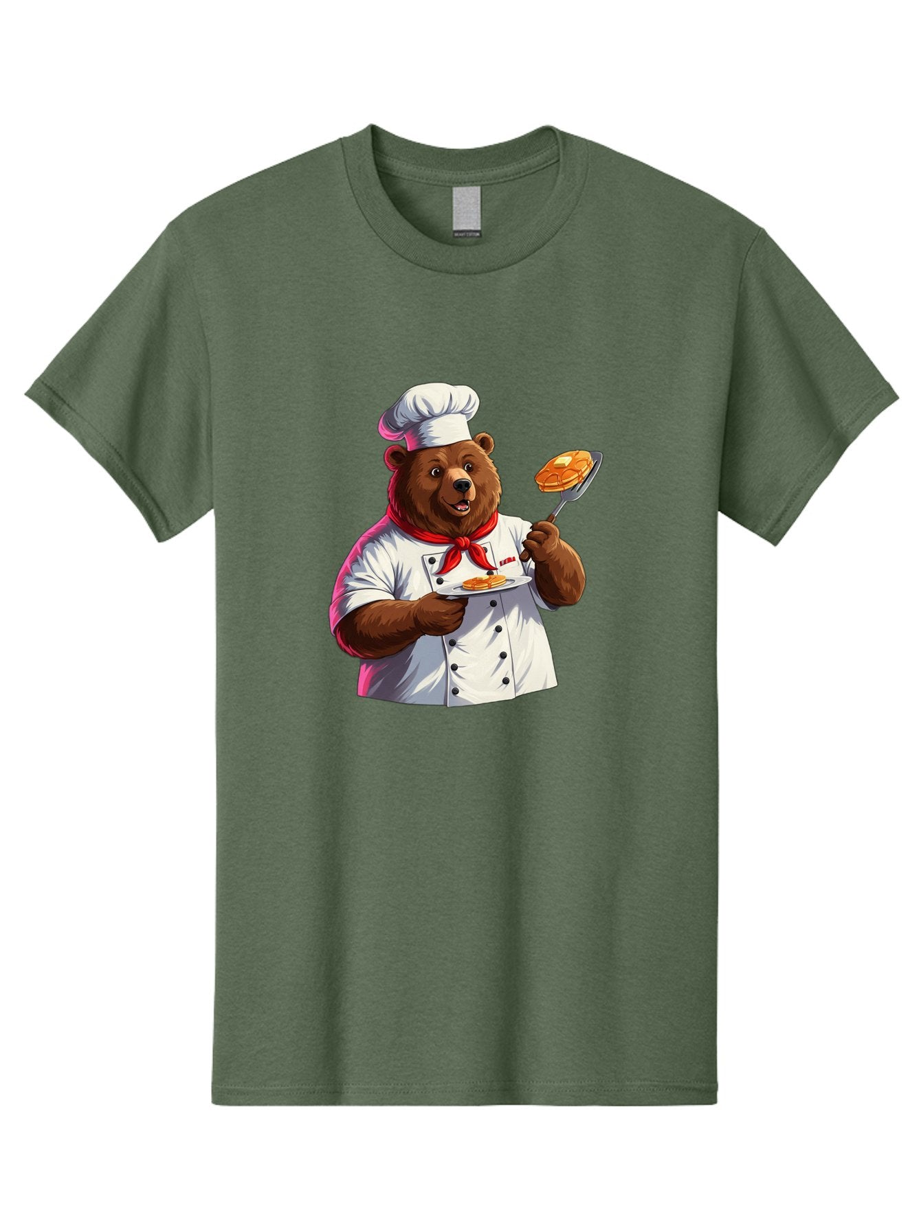 Chef-Bear-5 Men'S Graphic Tee, 100% Cotton, Comfortable Casual Summer Wear, Machine Washable, Vintage Camera, Old Camera, Antique Camera, Black Camera, Classic Photography, Photography Equipment, Nostalgic Device, Film Camera, Camera Art Bak234 12