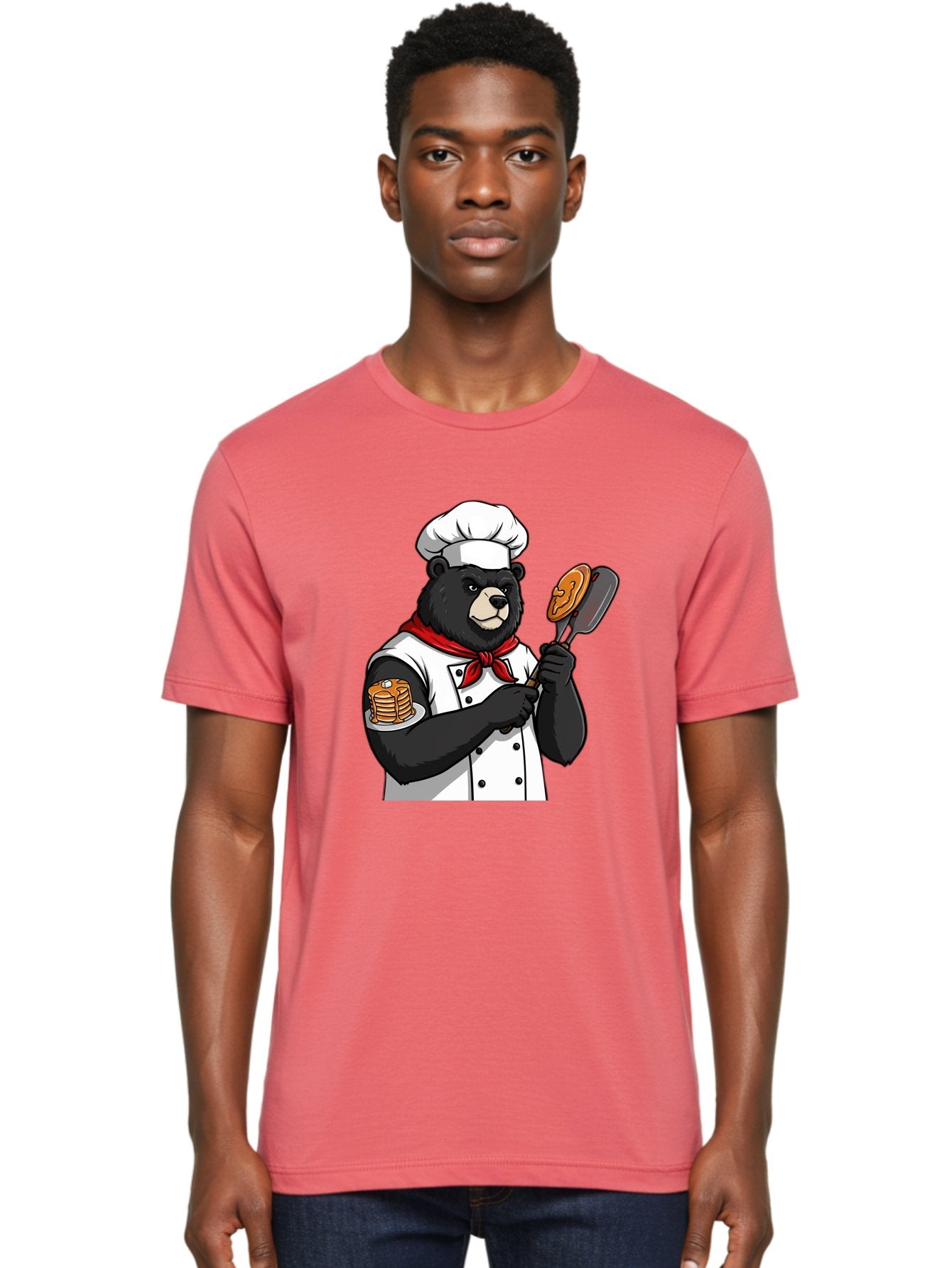 Chef-Bear-8 Men'S Graphic Tee, 100% Cotton, Comfortable Casual Summer Wear, Machine Washable, Vintage Camera, Old Camera, Antique Camera, Black Camera, Classic Photography, Photography Equipment, Nostalgic Device, Film Camera, Camera Art Bak237 27