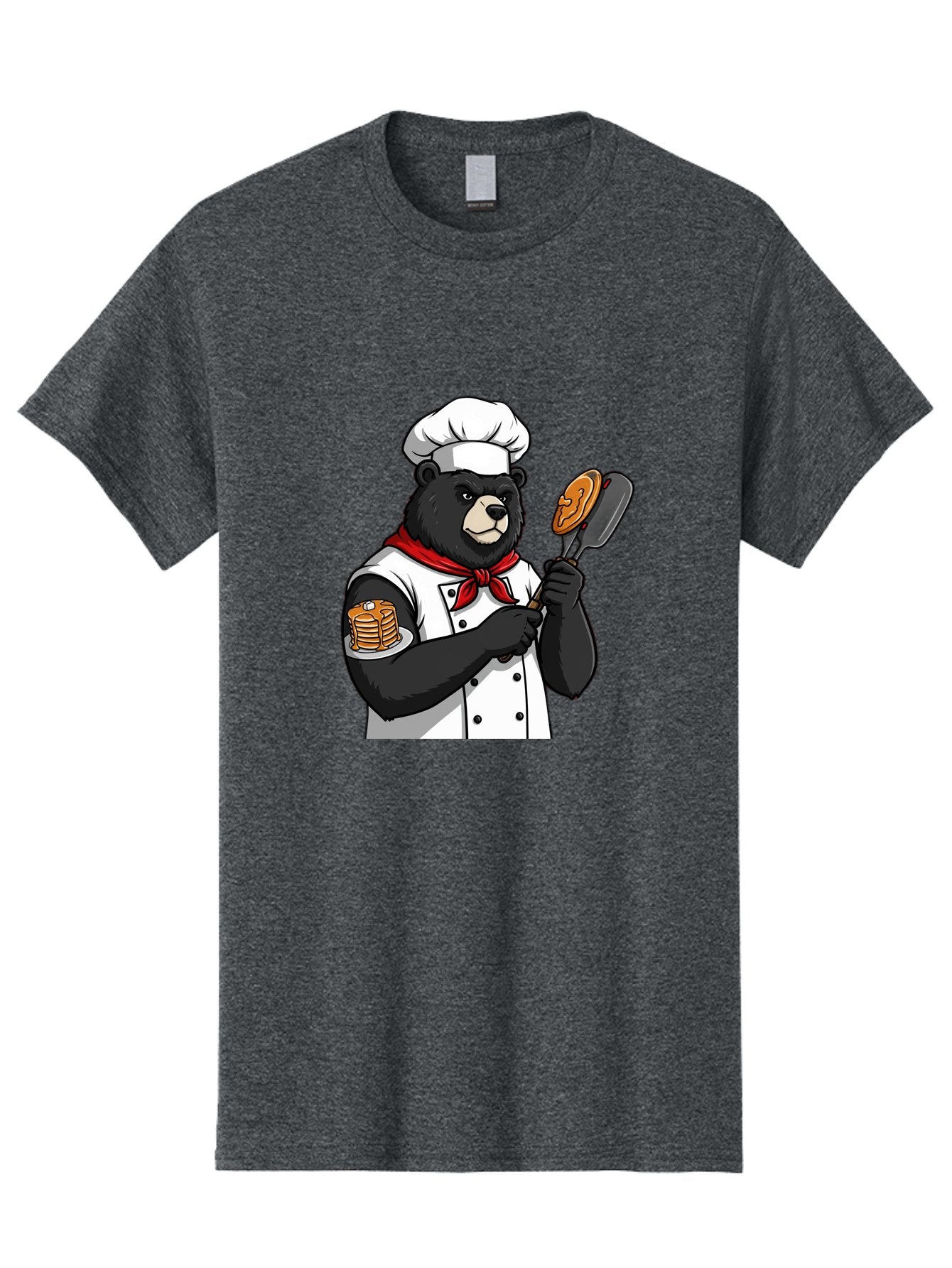Chef-Bear-8 Men'S Graphic Tee, 100% Cotton, Comfortable Casual Summer Wear, Machine Washable, Vintage Camera, Old Camera, Antique Camera, Black Camera, Classic Photography, Photography Equipment, Nostalgic Device, Film Camera, Camera Art Bak237 4