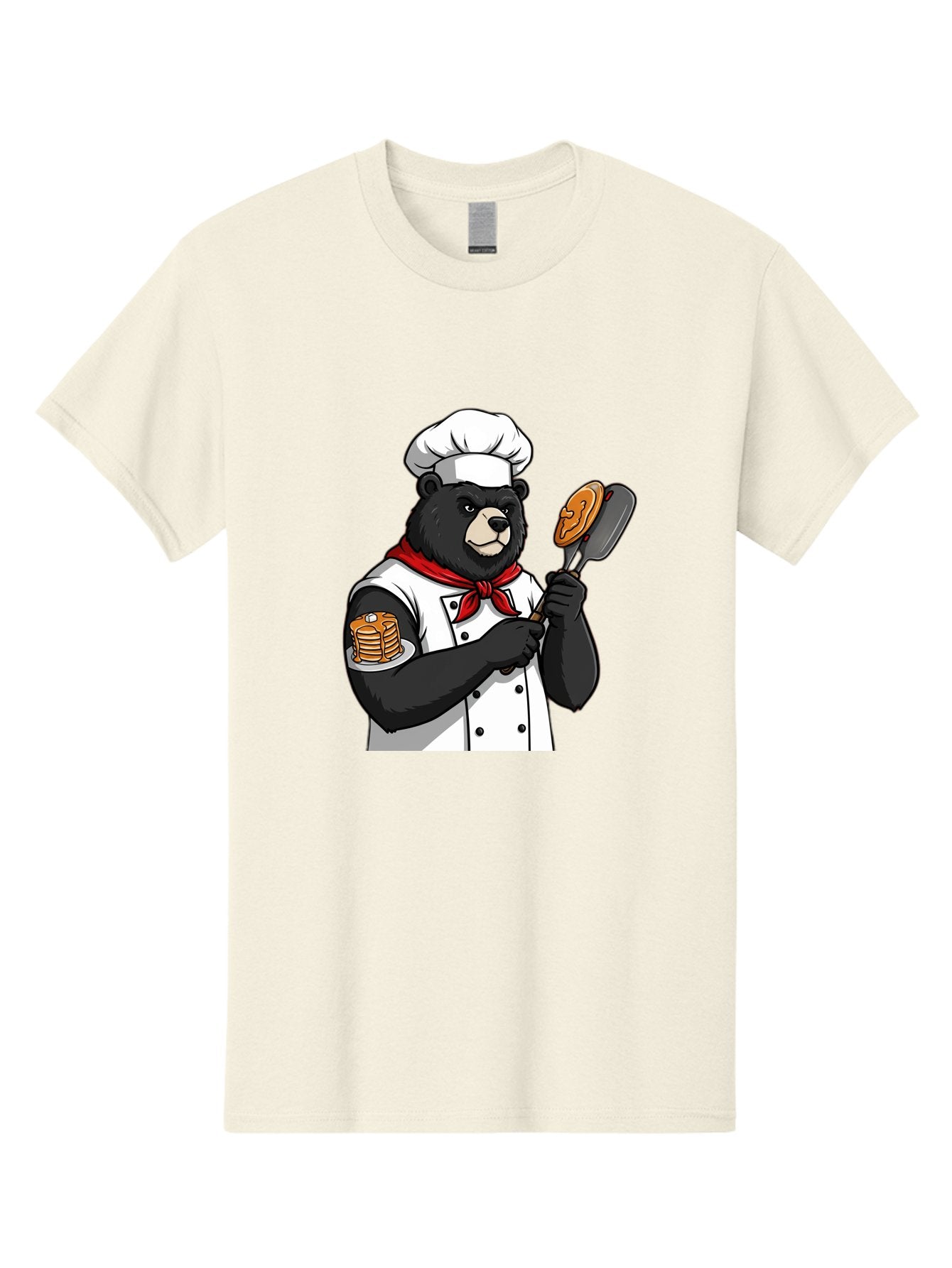 Chef-Bear-8 Men'S Graphic Tee, 100% Cotton, Comfortable Casual Summer Wear, Machine Washable, Vintage Camera, Old Camera, Antique Camera, Black Camera, Classic Photography, Photography Equipment, Nostalgic Device, Film Camera, Camera Art Bak237 7