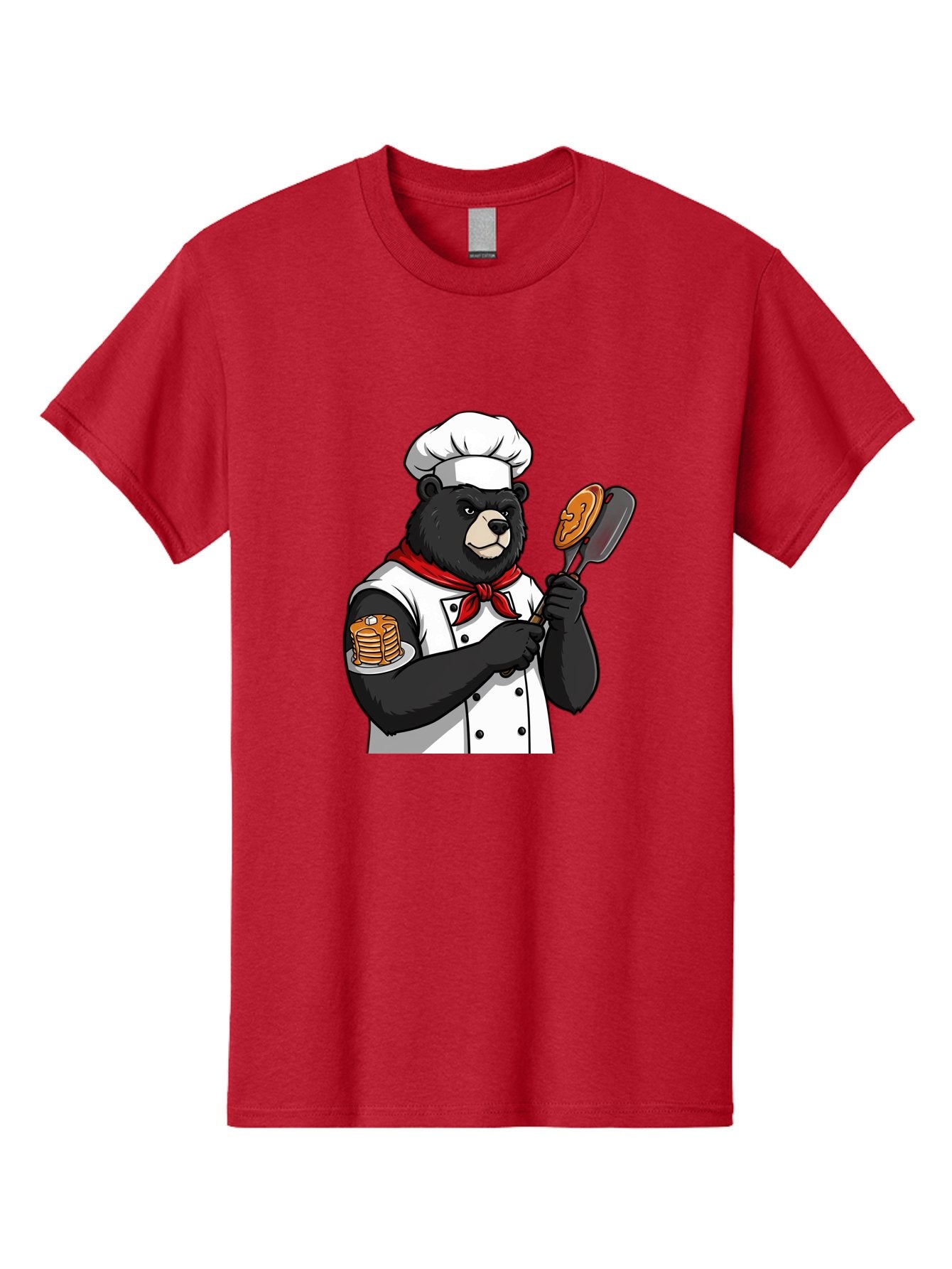Chef-Bear-8 Men'S Graphic Tee, 100% Cotton, Comfortable Casual Summer Wear, Machine Washable, Vintage Camera, Old Camera, Antique Camera, Black Camera, Classic Photography, Photography Equipment, Nostalgic Device, Film Camera, Camera Art Bak237 5