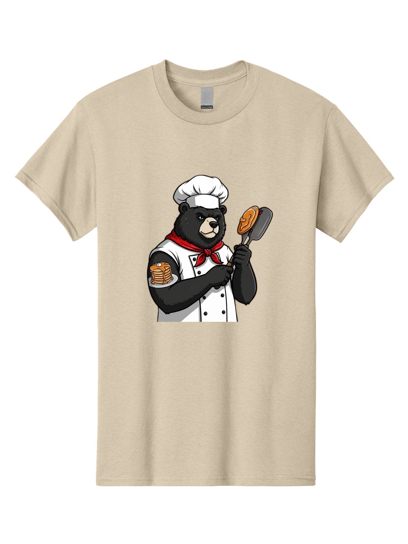 Chef-Bear-8 Men'S Graphic Tee, 100% Cotton, Comfortable Casual Summer Wear, Machine Washable, Vintage Camera, Old Camera, Antique Camera, Black Camera, Classic Photography, Photography Equipment, Nostalgic Device, Film Camera, Camera Art Bak237 6