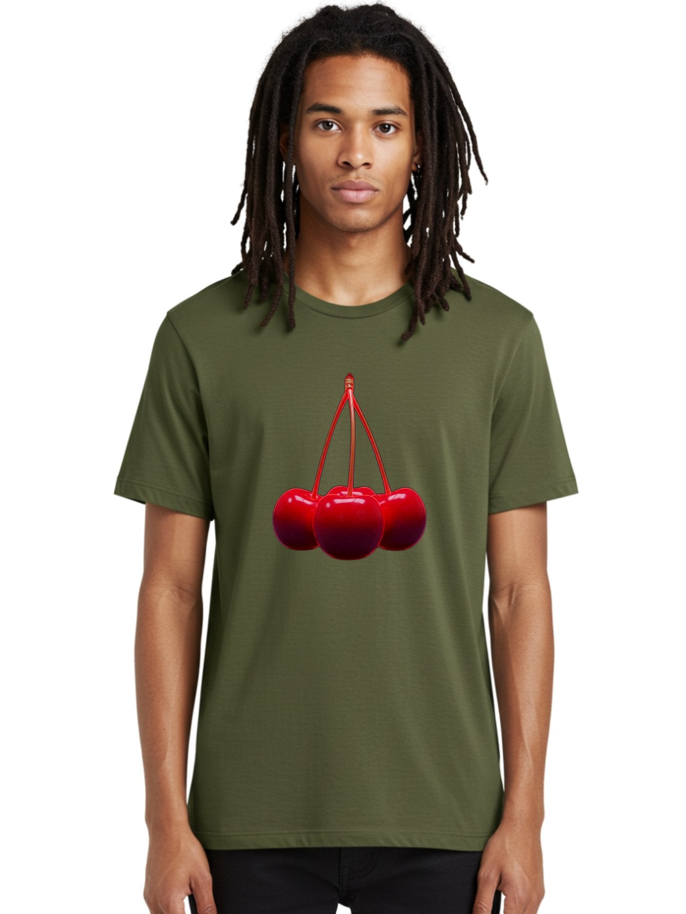 Cherries Men'S Graphic Tee, 100% Cotton, Comfortable Casual Summer Wear, Machine Washable, Vintage Camera, Old Camera, Antique Camera, Black Camera, Classic Photography, Photography Equipment, Nostalgic Device, Film Camera, Camera Art Bak239 29